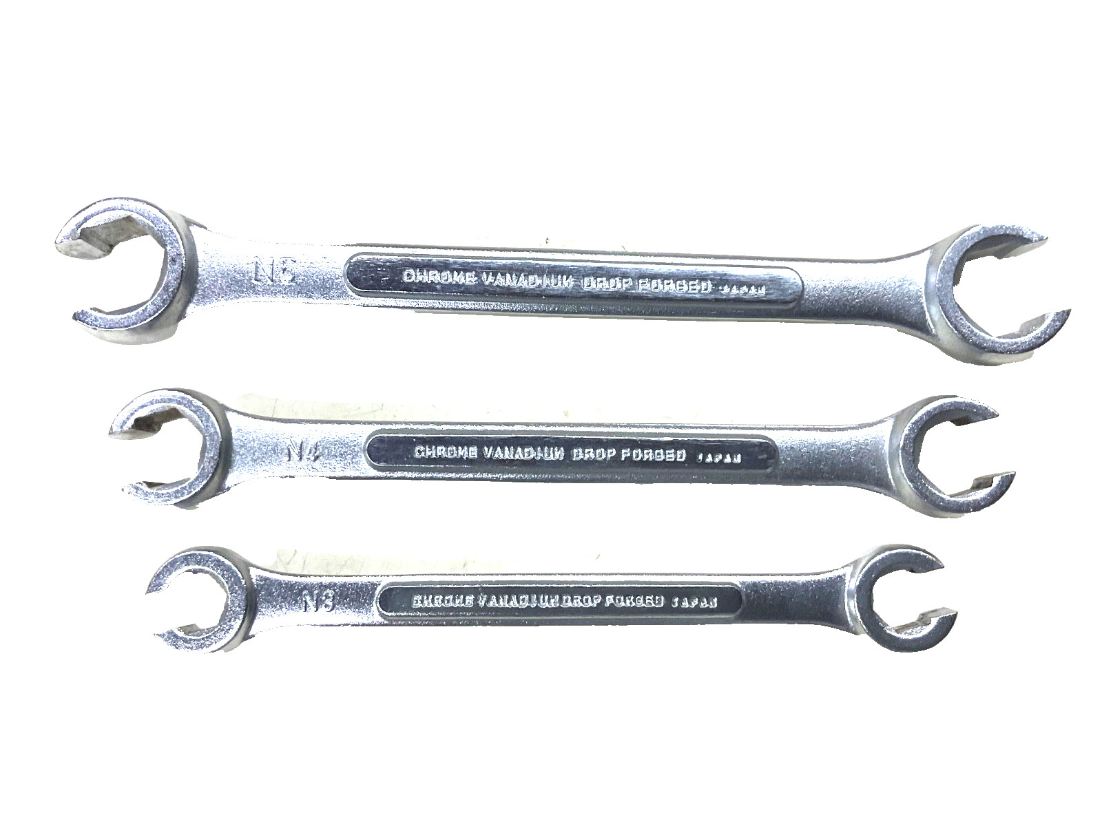 TRUE CRAFT TOOLS SAE FLARE NUT WRENCH SET, 3/8”-11/16”, JAPAN