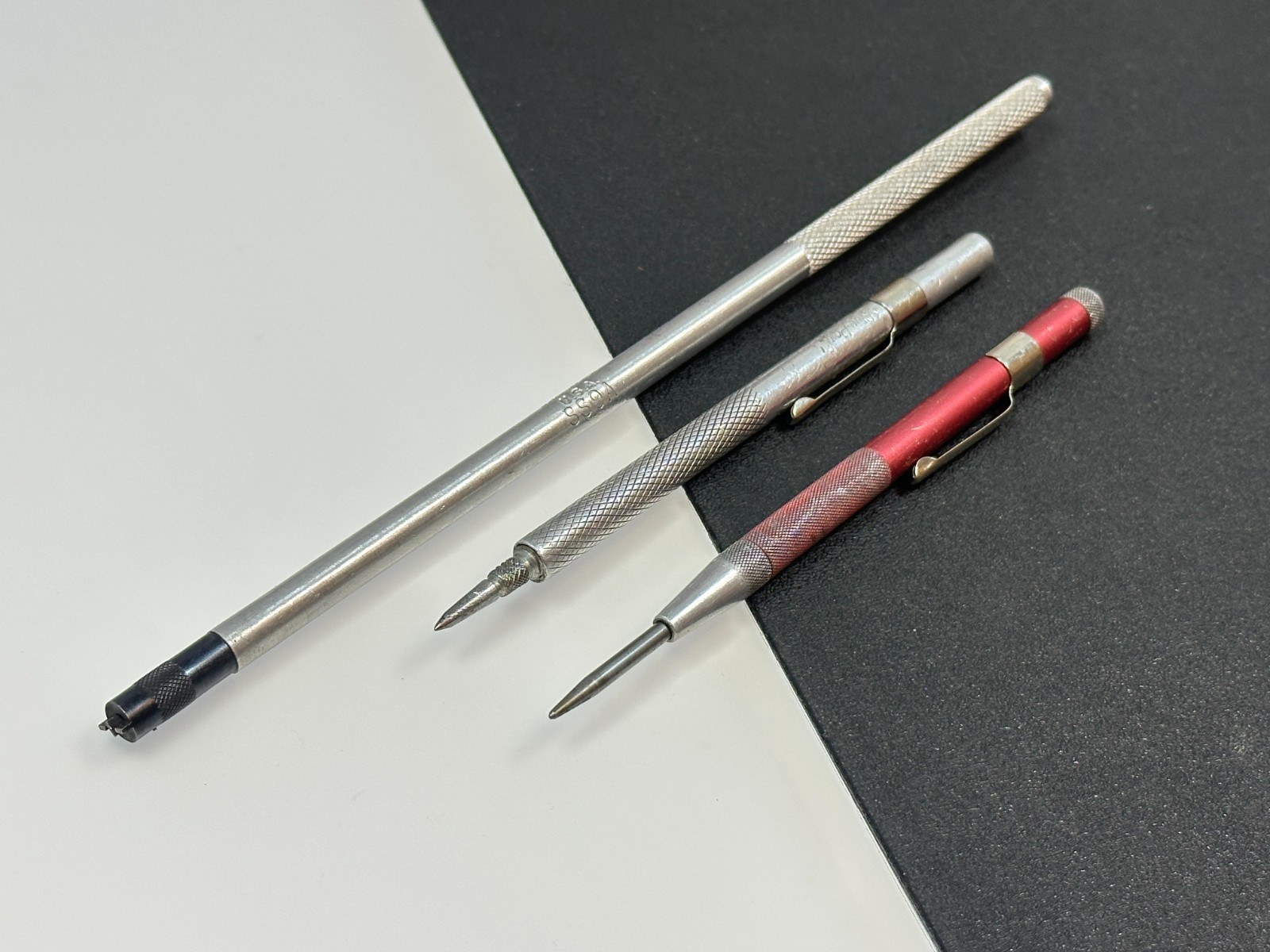 Blue-Point Tools 3pc PTS5 Hand Scriber, SS9A Screw Starter, YA805A Center Punch
