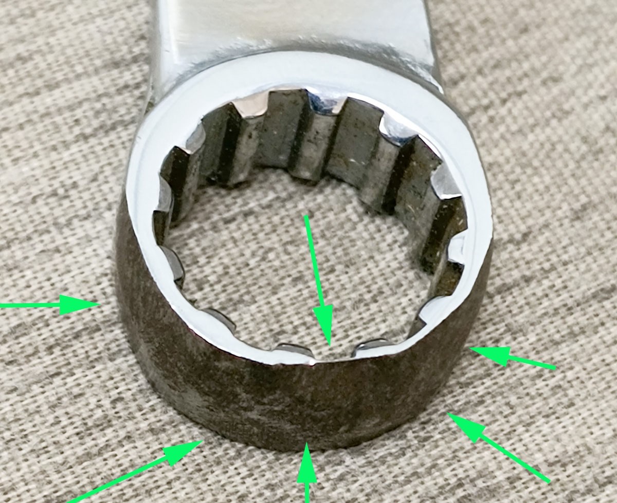 MODIFIED Snap On Torque Adapter 1/2″ Spline #16 FRES16 3/8 Drive USA Made