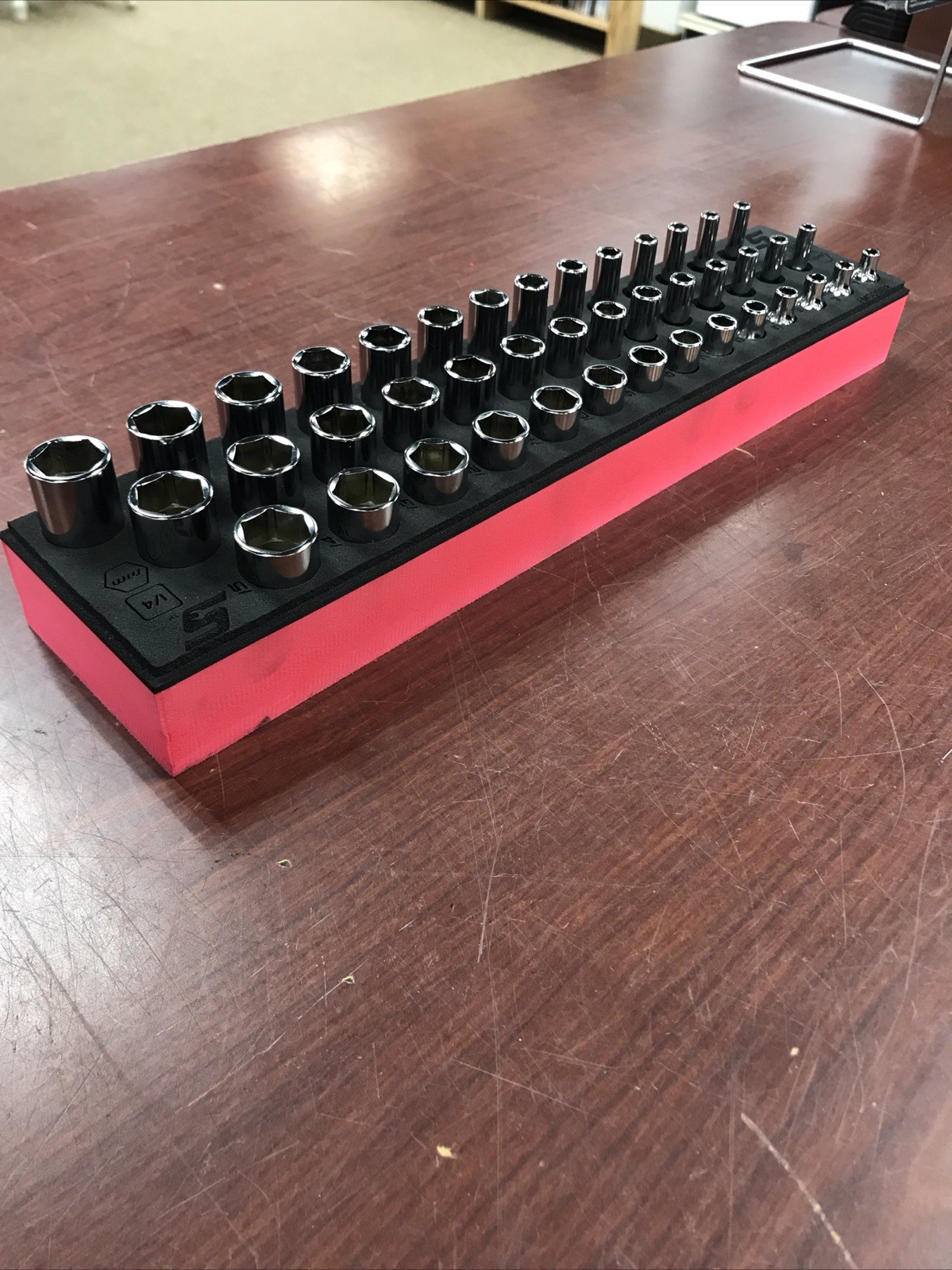 Snap-On (TMM4-STMM15) 42pc 1/4″ Drive 6pt Metric Flank Drive Deep Socket Set