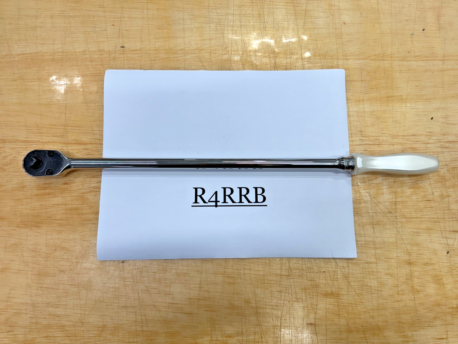 Snap-on Tools PEARL WHITE 3/8″ Drive Hard EXTRA Long Fixed Ratchet FHLLD80PW NOS