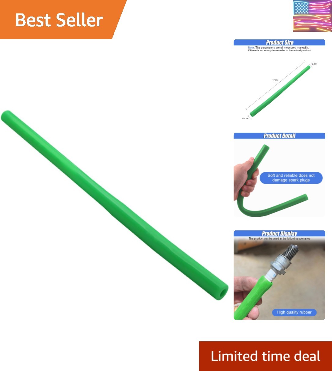 Portable Automotive Spark Plug Installation/Removal Tool, Two Sizes