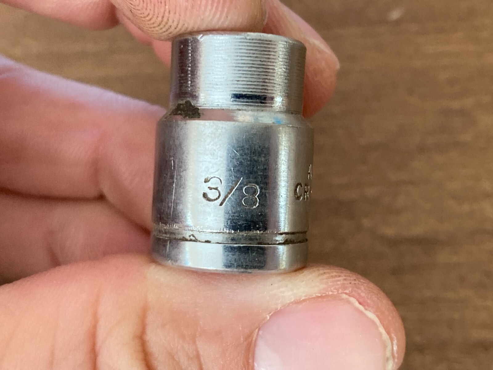 4 Vintage Allenite 1 1/16″ 3/4″ 5/8″ 3/8″ x 3/8″ Drive Shallow Sockets 12 Point