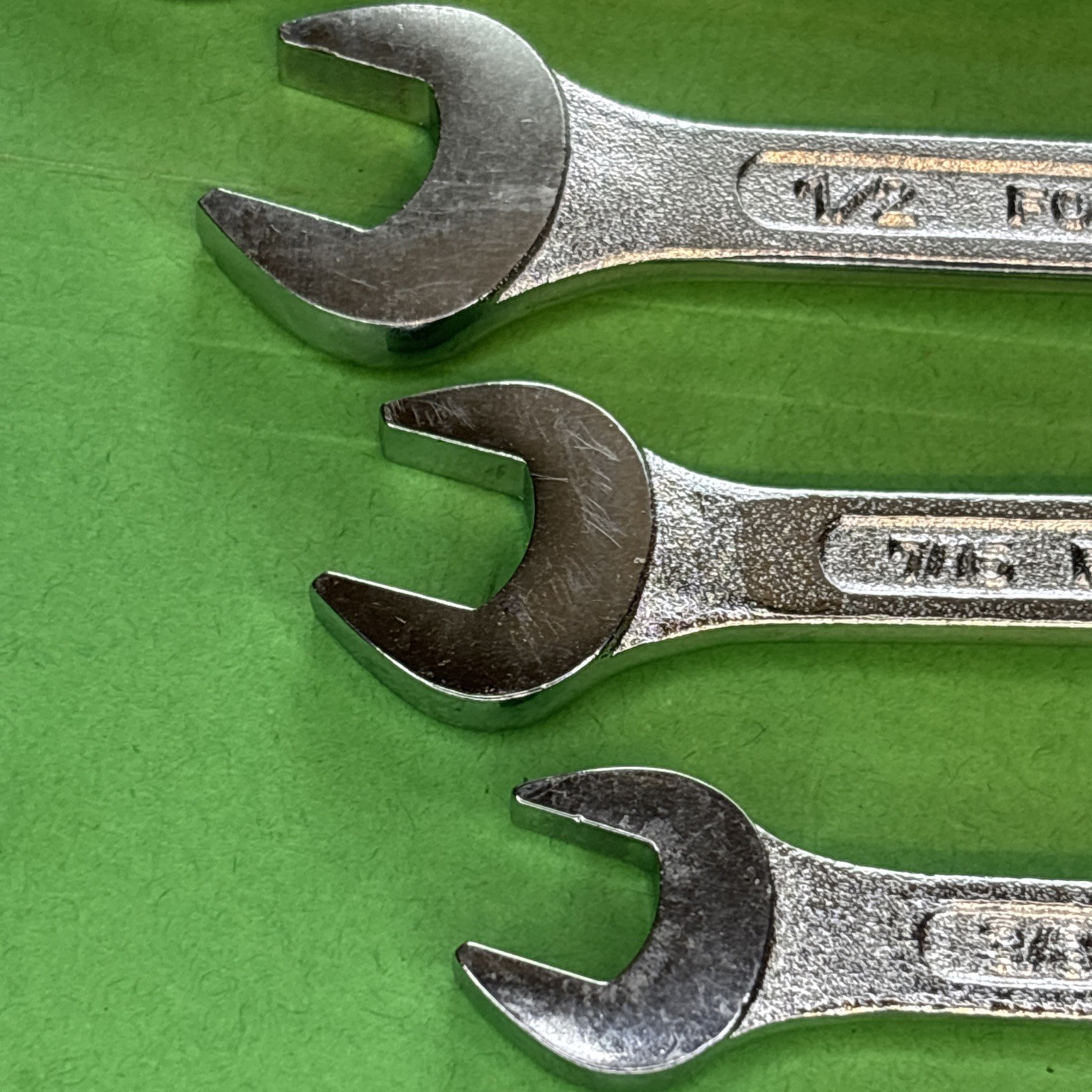 Vintage Sears 6pc SAE Wrench Set 4390 Made in Japan 3/8″-11/16″ 12 Point