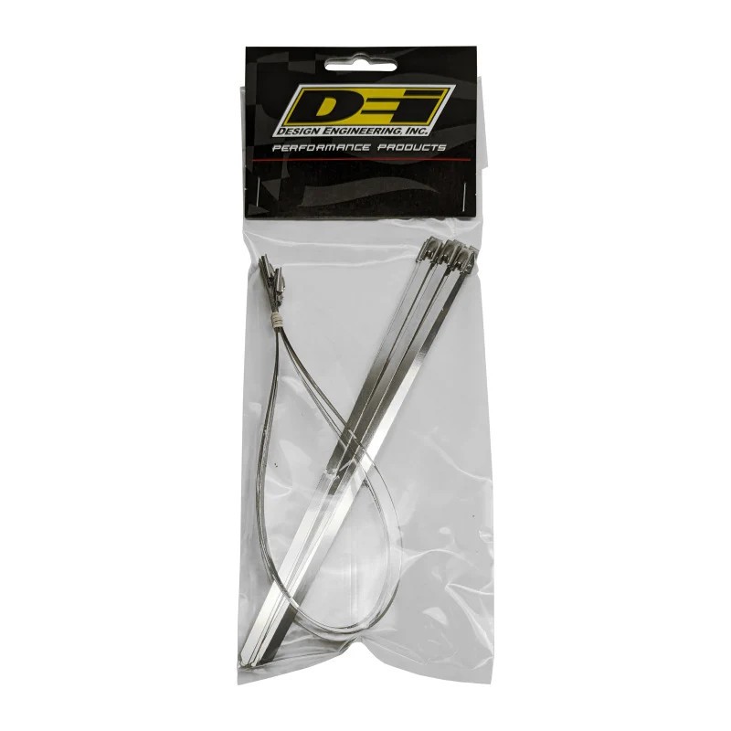 DEI 10205 Stainless Steel Locking Tie Eight 8in and Four 14in per pack