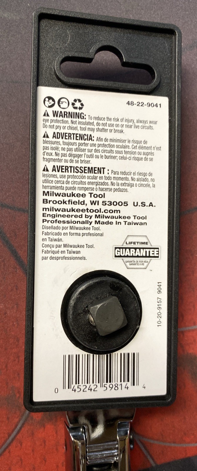 Milwaukee 48-22-9041 3/8 In. Drive 12 In. Flex Head Ratchet