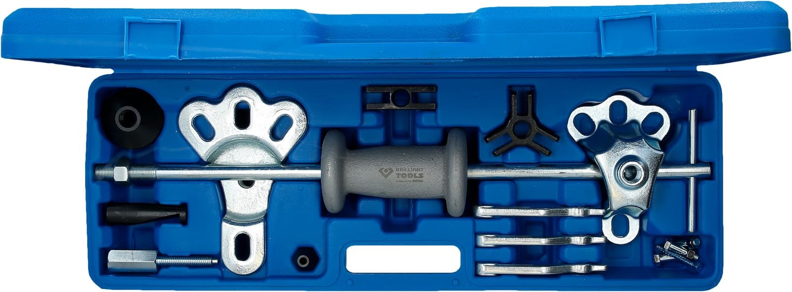 KS TOOLS wheel hub puller with slide hammer, forged, 16 pieces