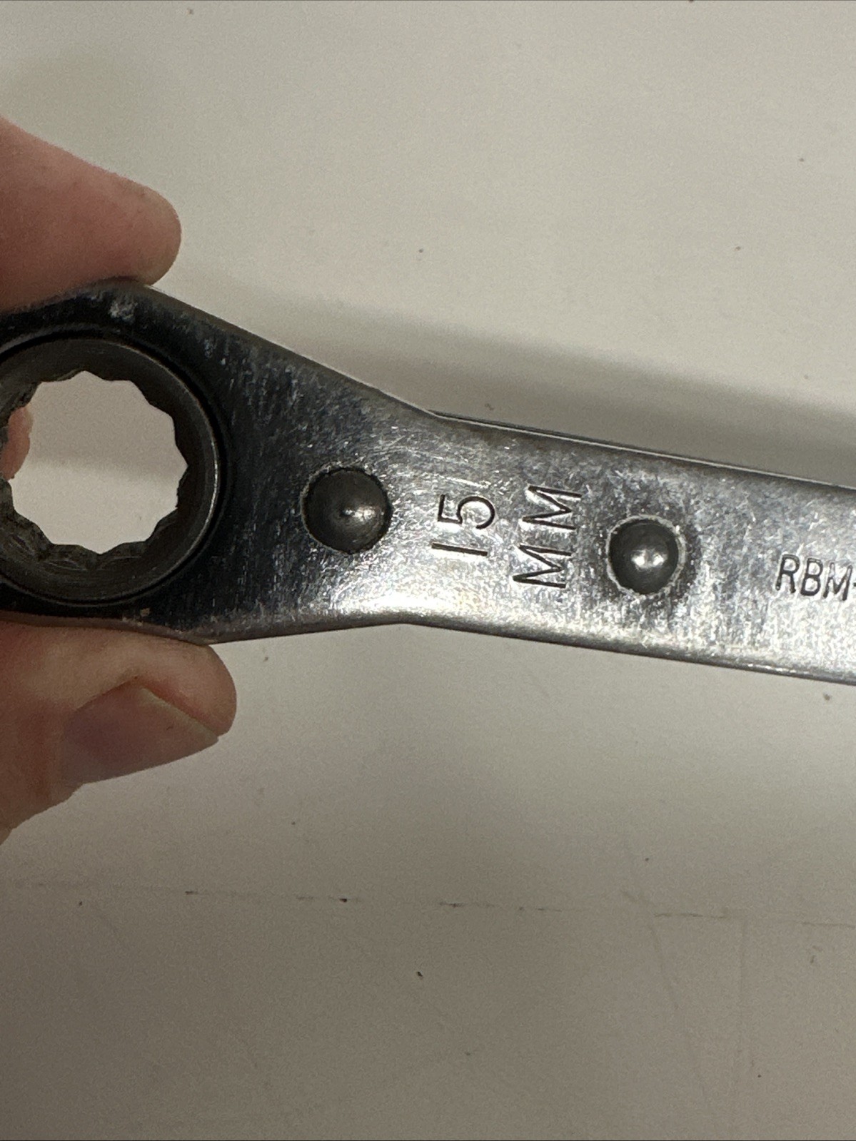 NOS Vintage Vulcan RBO-2226DH 12 Point Ratcheting Wrench Metric SAE 3 Piece Set