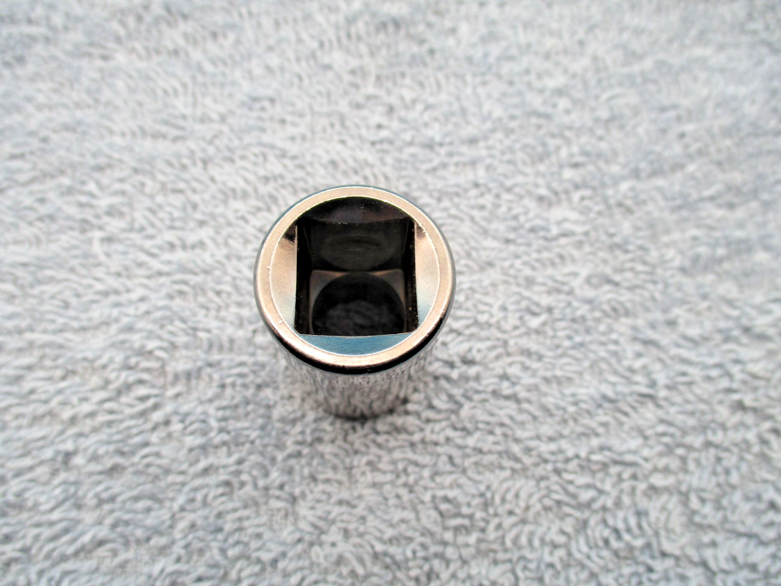 Craftsman 15mm 12 Pt 1/2″ Drive Shallow Socket USA Inverted G1 44236 Vintage