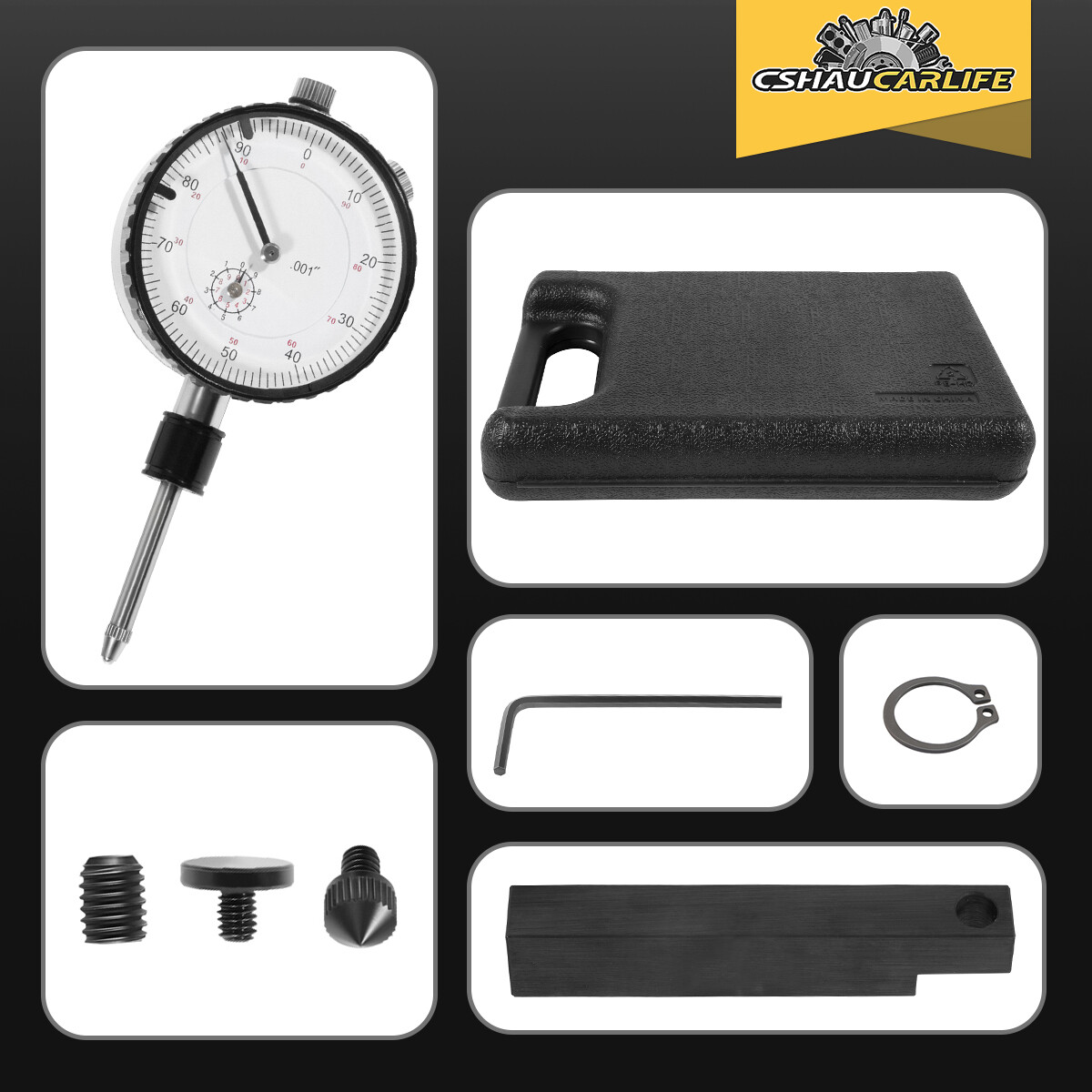 6434 Sleeve Height and Counter Bore Gauge for All Diesel Engines Range 0-1″