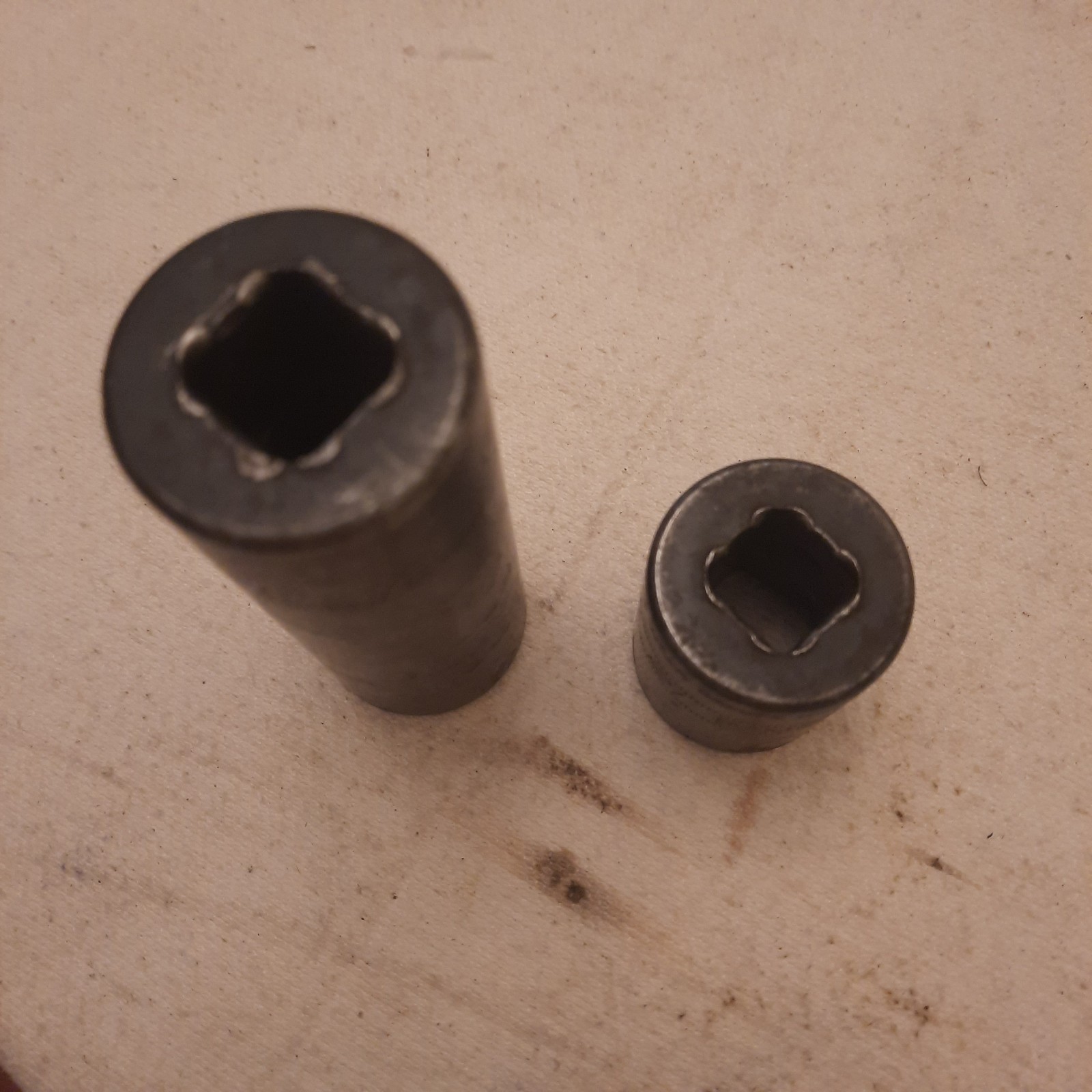 Snap-On 1/2 Drive Deep & Shallow 21mm Impact Sockets. USA. #SIMM210 & #IMM210.