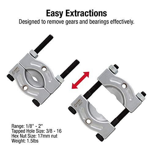 Sunex 57BS2 Bearing Separator 1/8″-2″ Splitter Tool Alloy Steel Angled