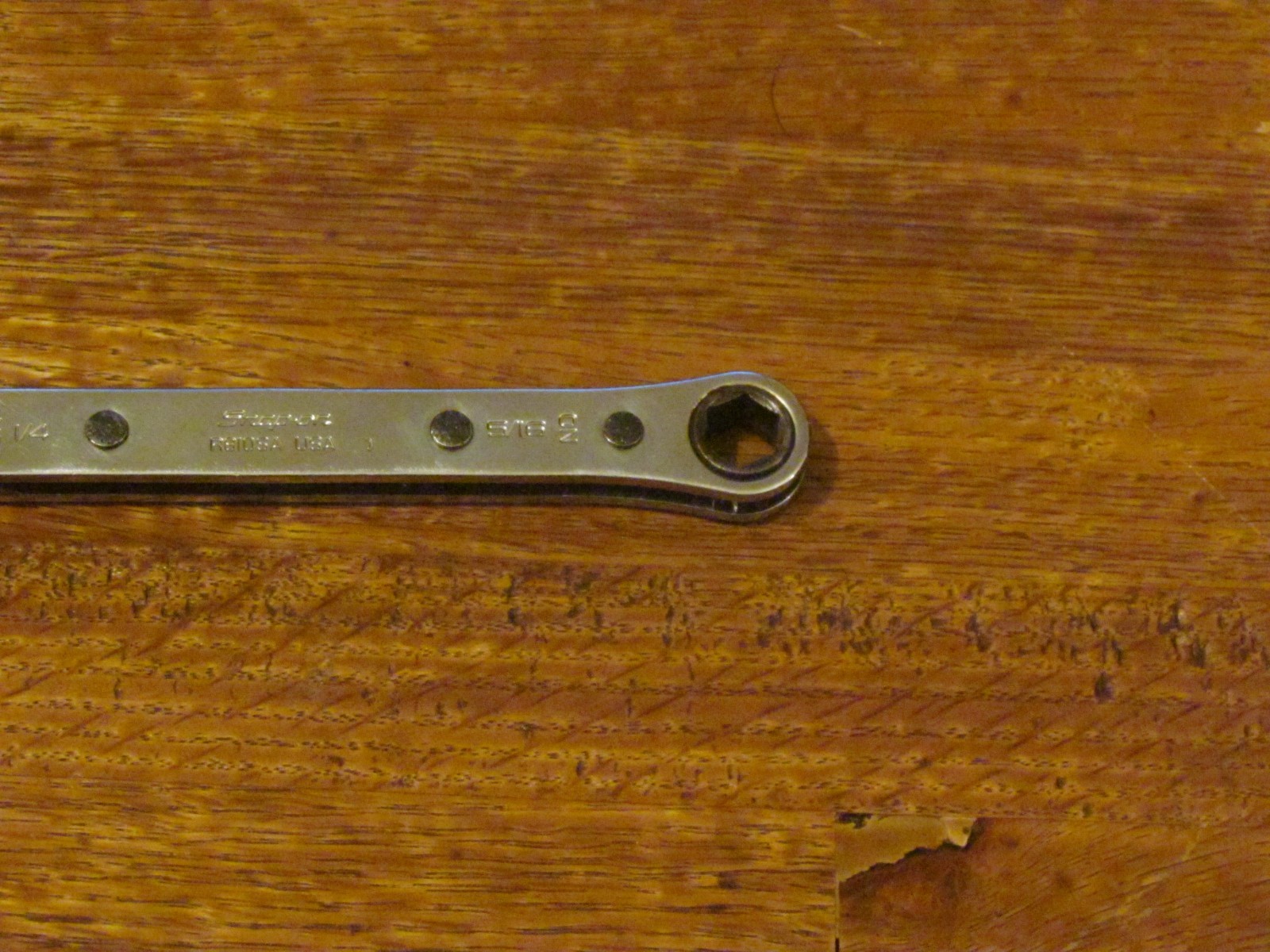 SNAP ON R810SA1/4″ X 5/16″ DOUBLE BOX RATCHET WRENCH NICE
