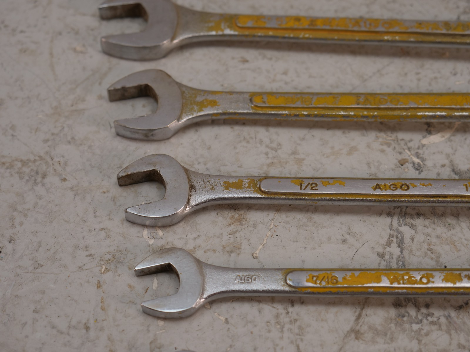 AIGO TOOLS, 3/8″ to 3/4″ SAE, 12 POINT, FLEX combo WRENCH / socket set Rare