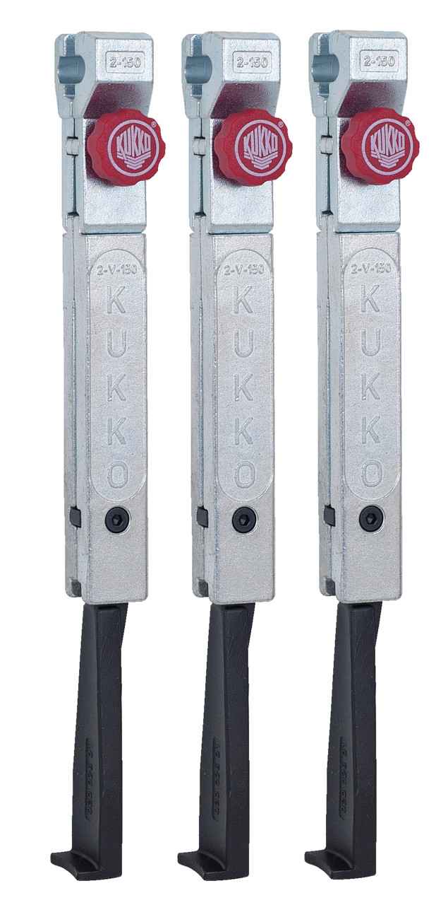 Kukko 2-303-S, 3 Narrow, Quick-Adjustable Trigger Hooks, Reach 300mm