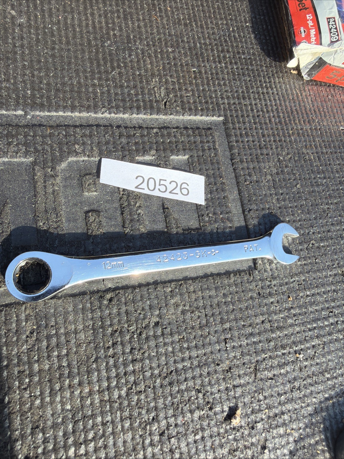 Craftsman USA Made 42423 GK-C 12mm Reversible Ratcheting Combination Wrench 12PT