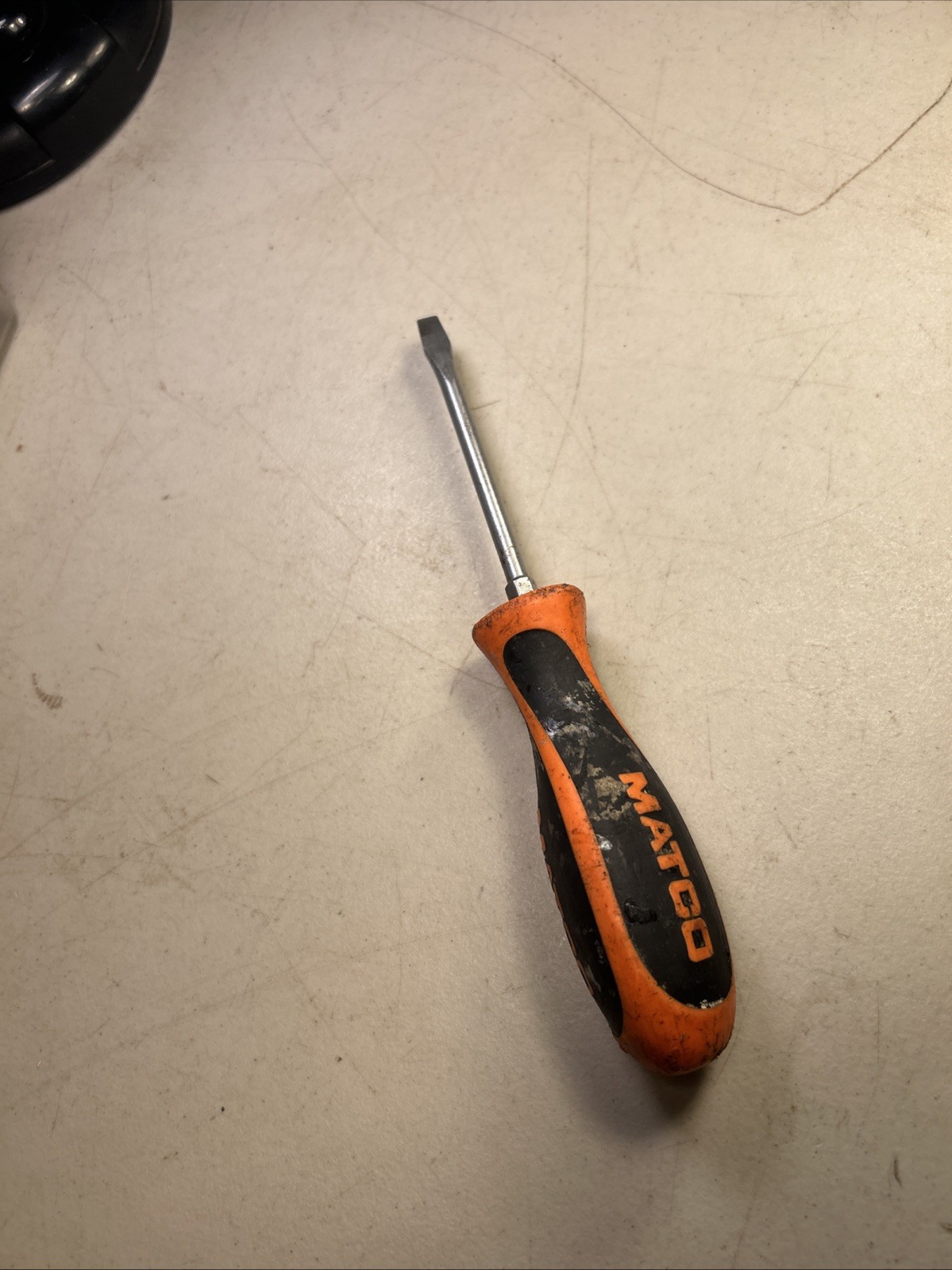 Matco Tools – Flat Tip Screwdriver, Orange/Black Handle Screwdriver