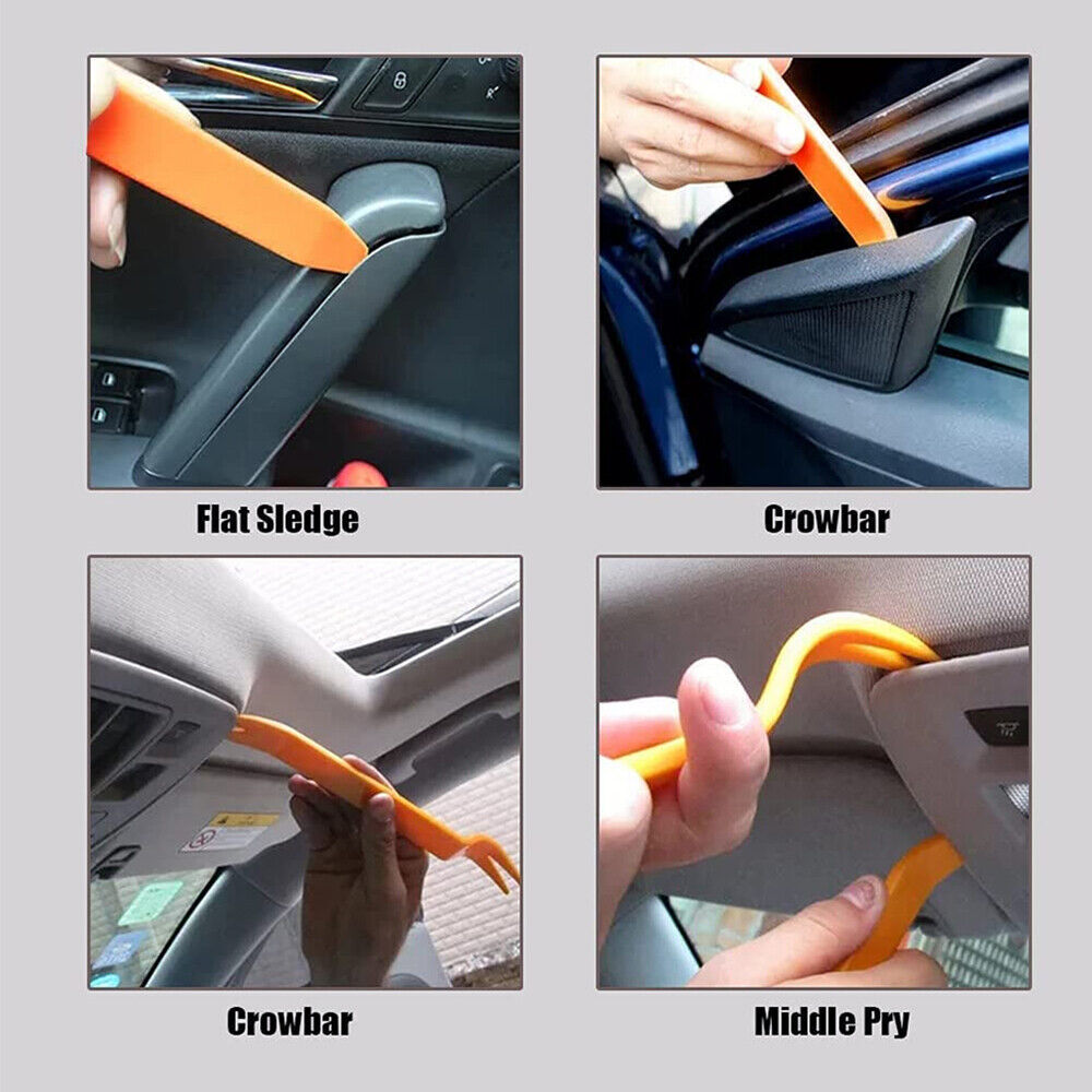 Car Trim Removal Pry Tool Kit For Audio Video Dashboard Door Dismantle Installer