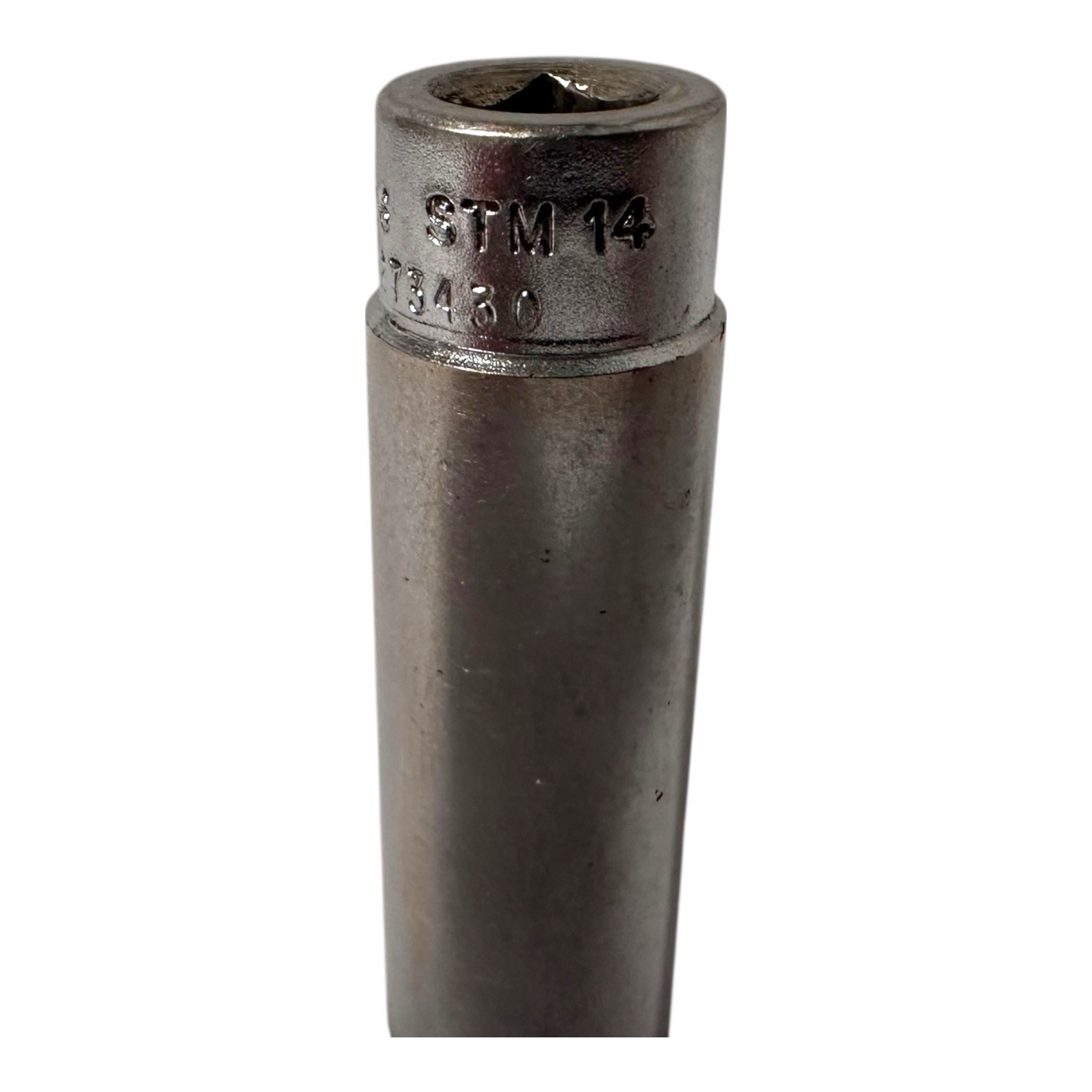 Snap On Tools STM14 7/16″ SAE Flank Drive Deep Socket 1/4″ Drive 6 Point USA