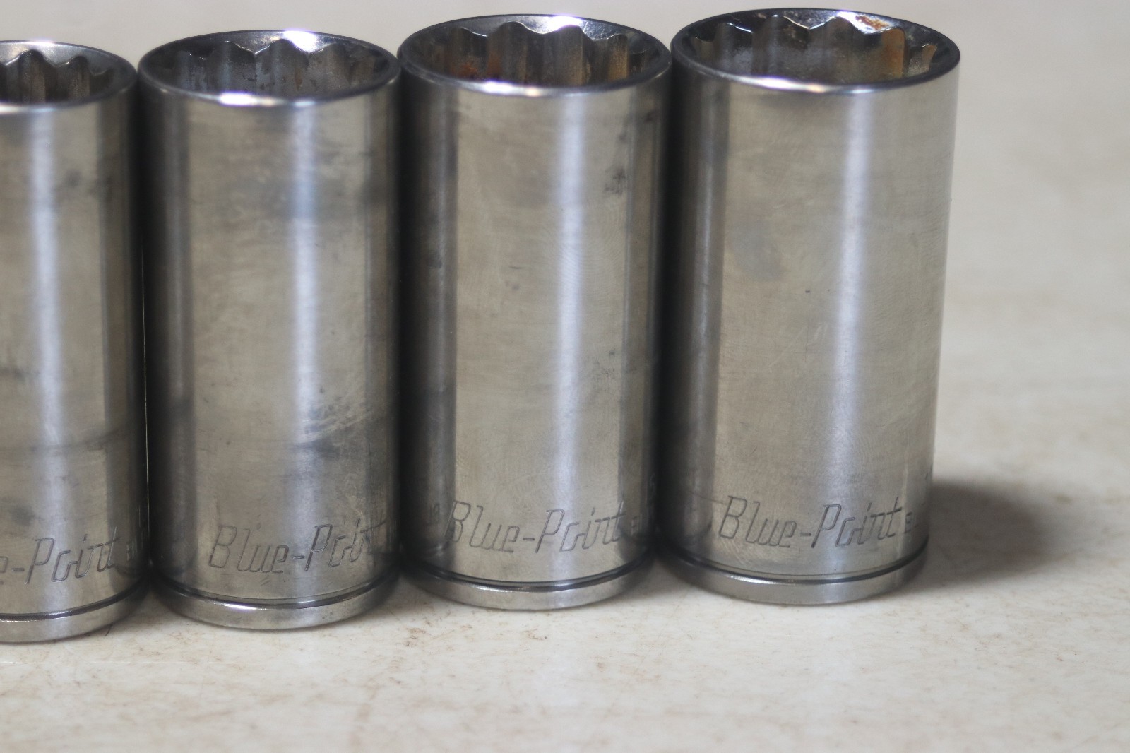Blue Point BLPL 3/8 Inch Drive 12 Point Deep Socket Set 3/8 To 1 Inch 11 Pieces