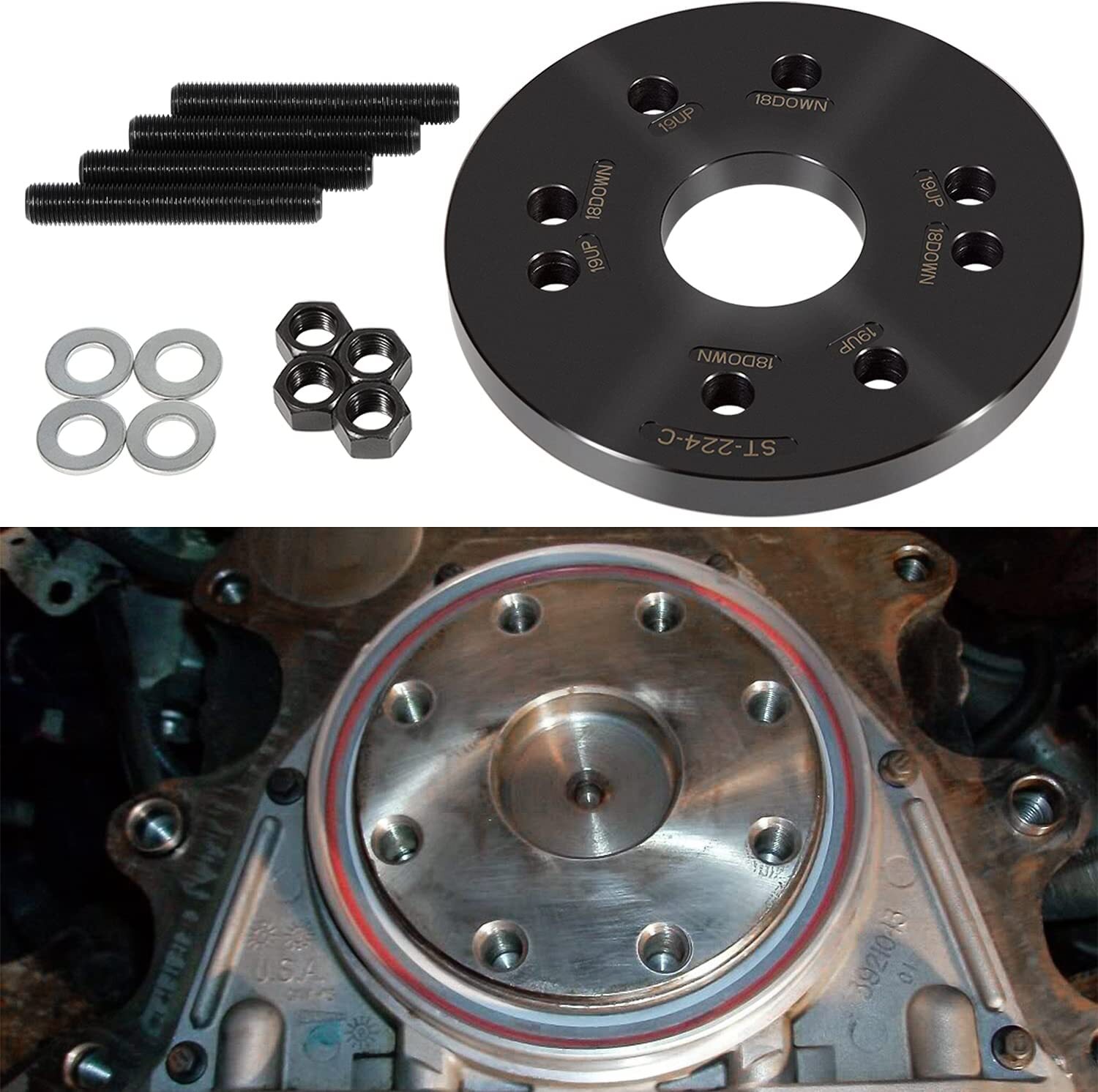 Rear Crankshaft Seal & Wear Sleeve Installer for Cummins 3.9L,5.9L,6.7L,ISC 8.3L