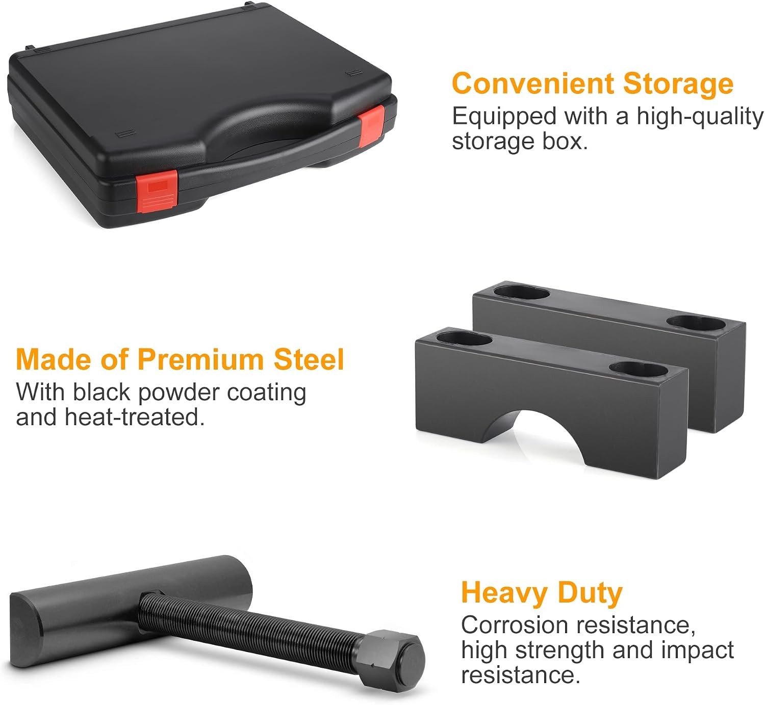 10803 Heavy Duty Yoke Puller Removal Tool Kit For Class 6-8 Trucks /Semi Truck