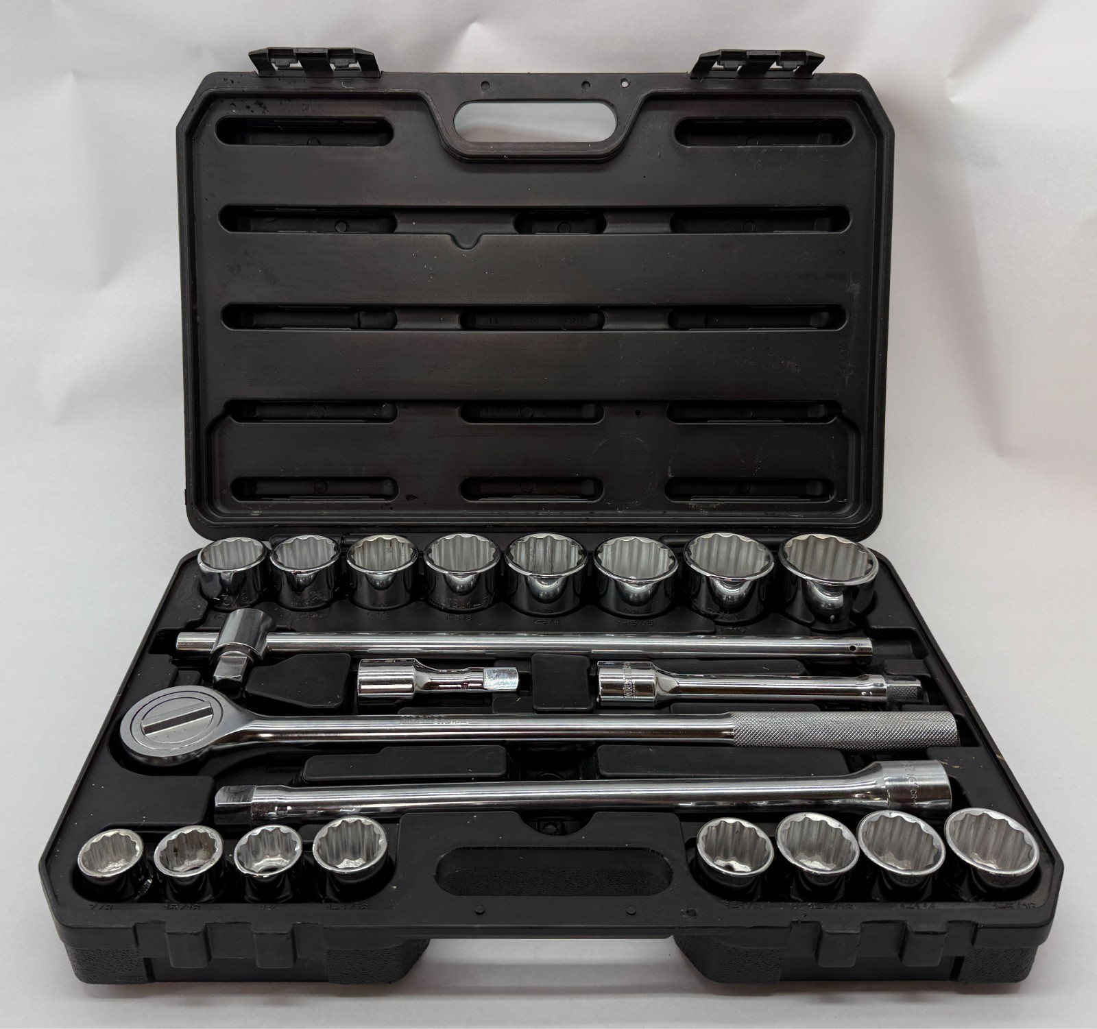 Master Mechanic 21pc Socket Set w/ Ratchet Socket Set Mechanics Tool