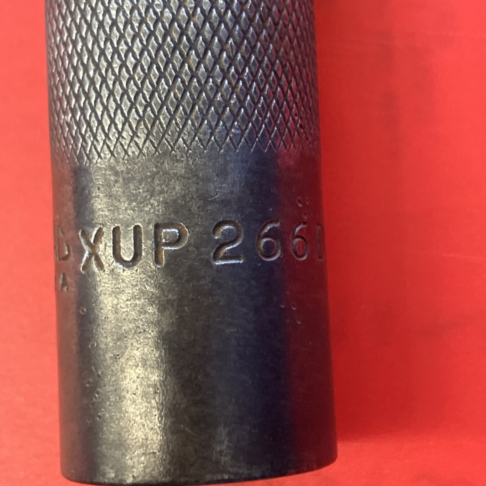 Mac Impact Spark Plug Swivel Socket XUP266DP 3/8 Drive 6pt 13/16 Inch Vtg USA
