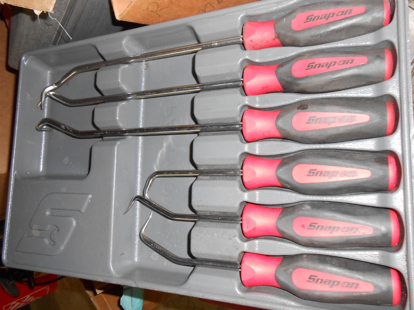 snap on tools soft grip long radiator pick set