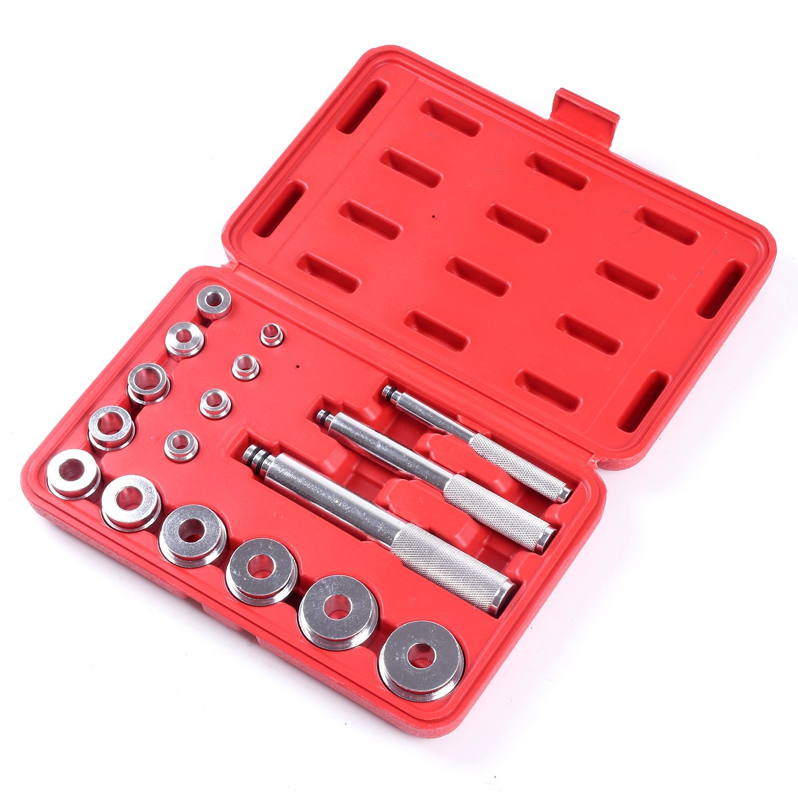 Metric Bushing Bearing Driver | 17pc Set Aluminum Install Remove 10-42mm