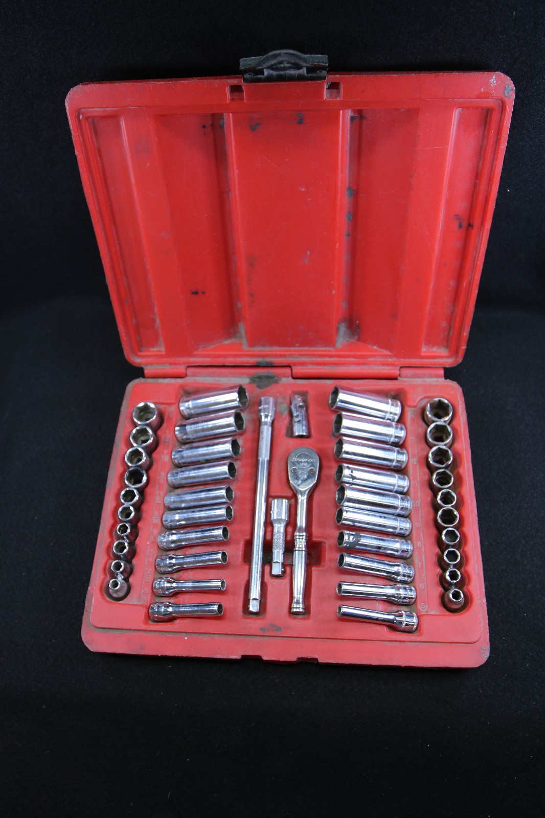 Snap On 144TMPB 44 pc 1/4″ Drive 6 Point Metric/SAE General Service Set Case F/S