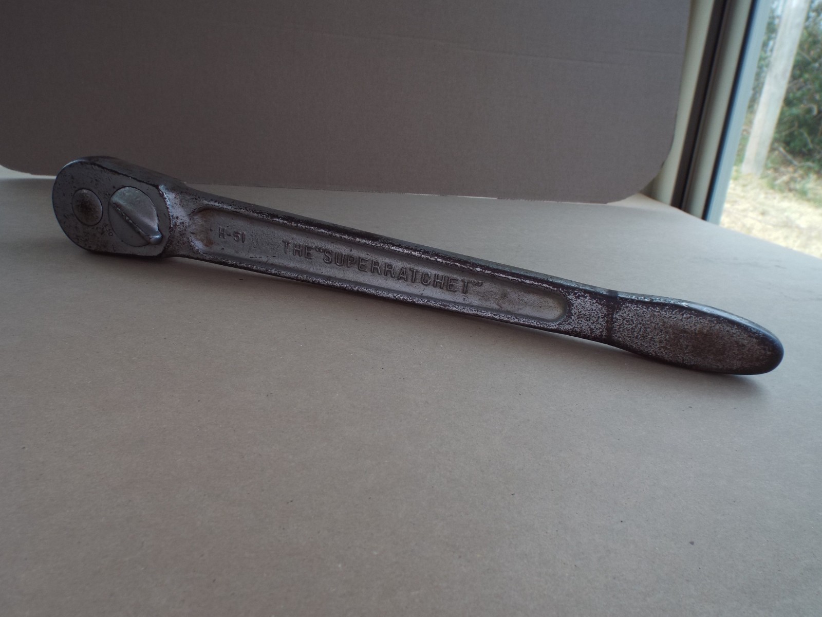 VTG J.H. Williams H-51 Superratchet 19″ Ratchet Heavy-Duty 3/4″ Dr USA – (Read)