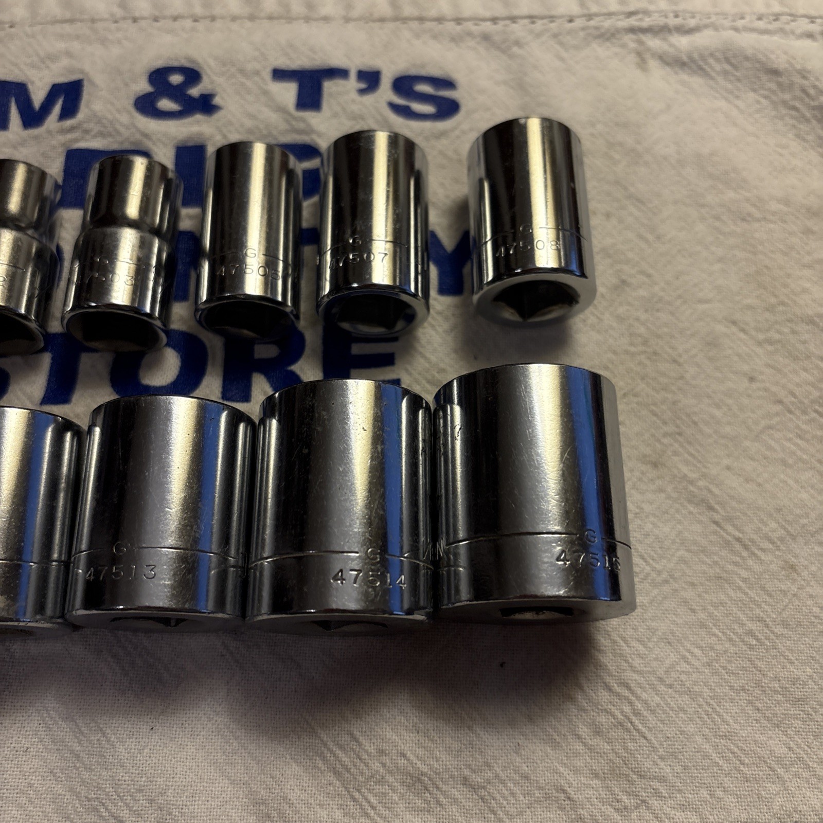 Craftsman USA 1/2″ Drive 12pt 11pc SAE Shallow Socket Set G Series 7/16 – 1-1/16