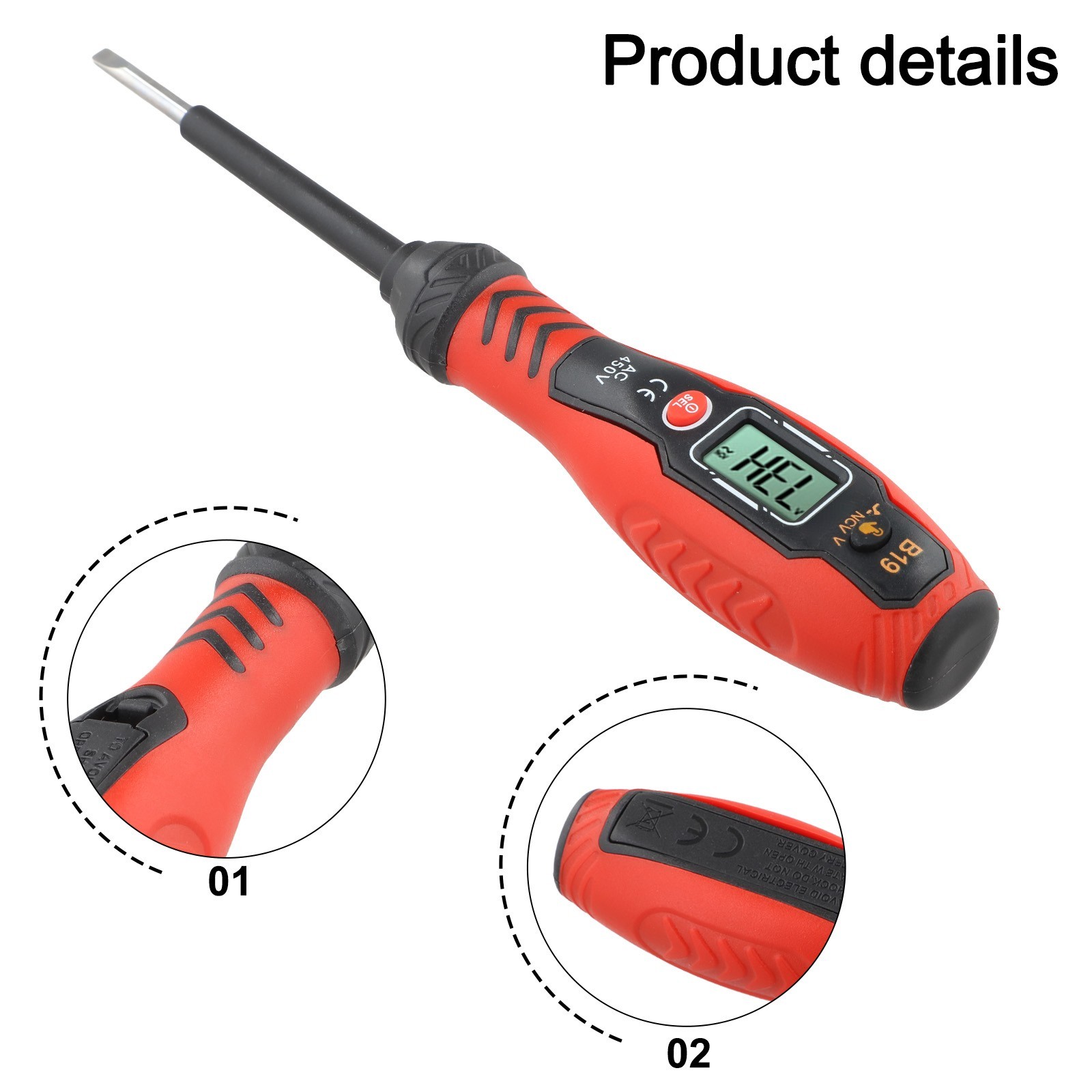 Portable Electrical Test Pen with Sound Light Alerts for Accurate Wire Testing