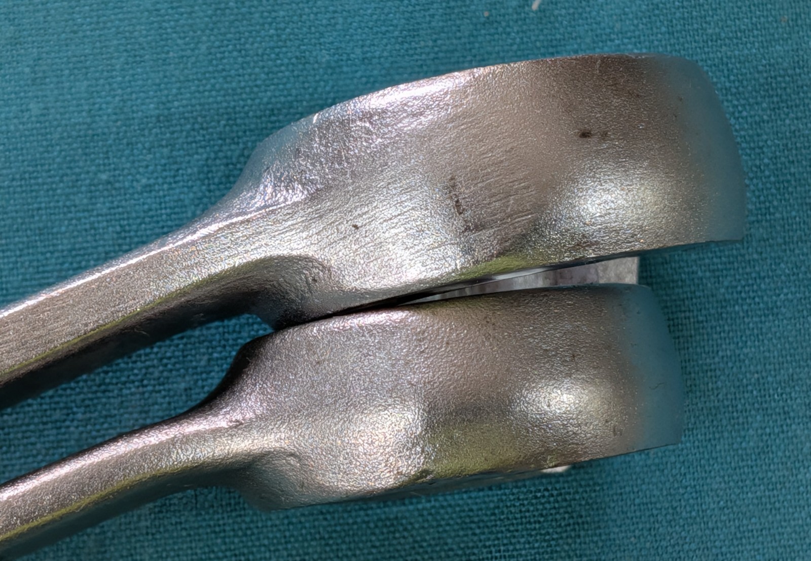 NICE Vintage VULCAN USA Flare Nut Line Wrench Pair XFN-2836 & 2432 Polished Face