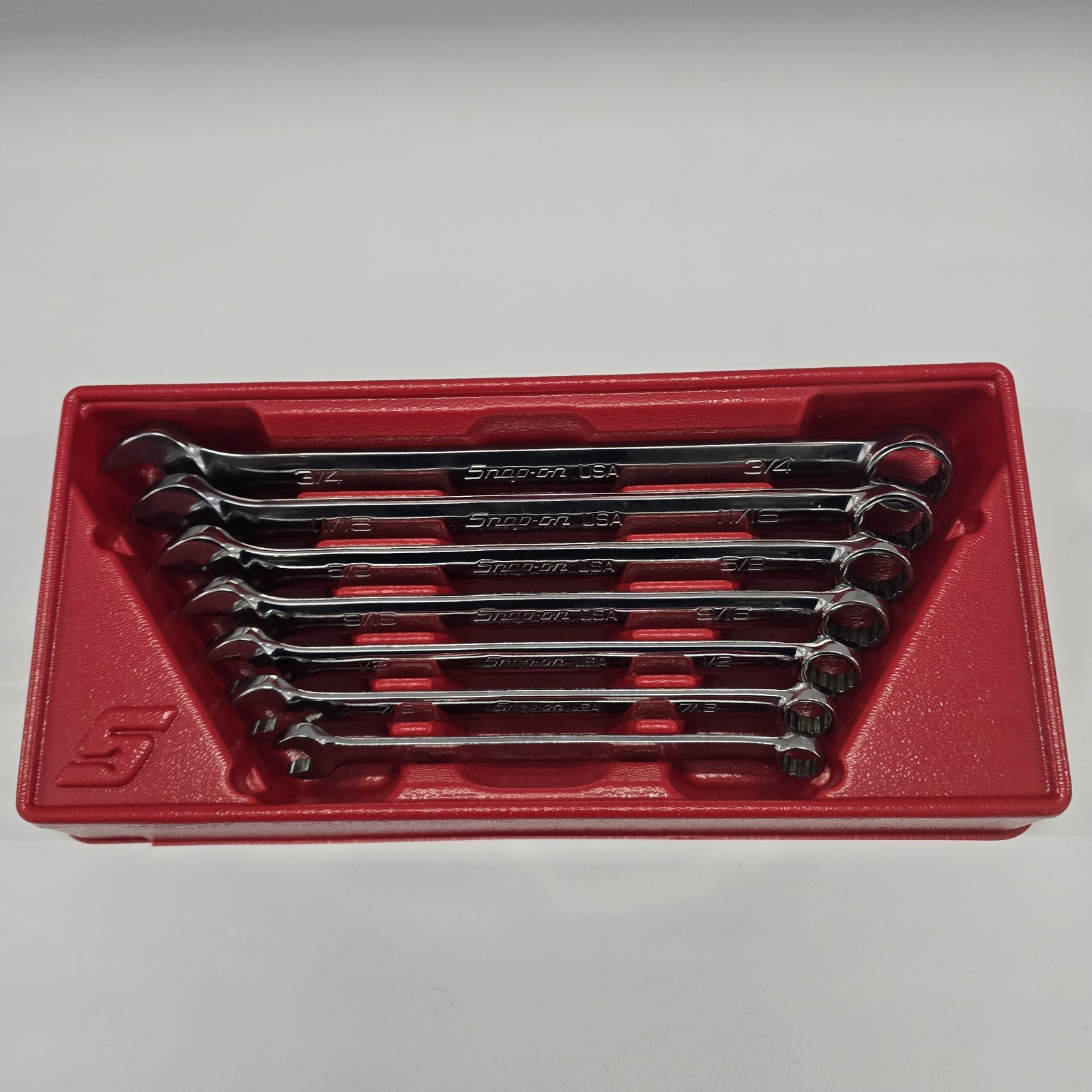 Snap-on OSH707B 6 Point Combination Wrench Set 7-Piece 3/8″-3/4″
