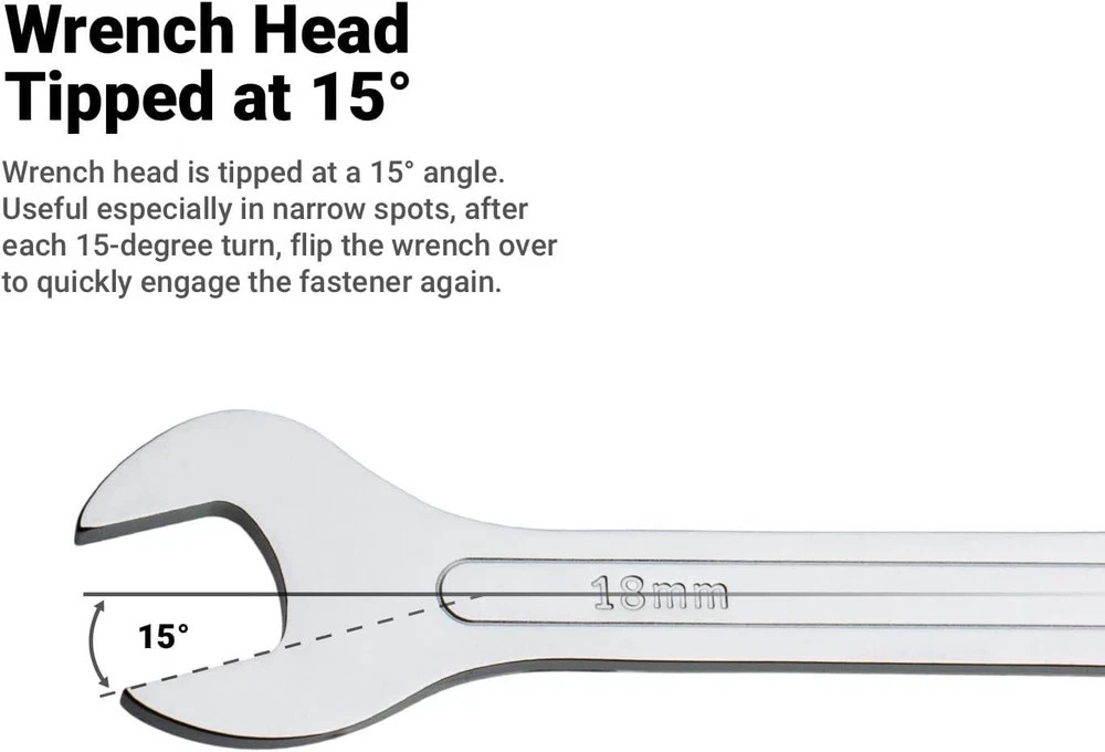 3/8 in. x 7/16 in. Super-Thin Open End Wrench, SAE