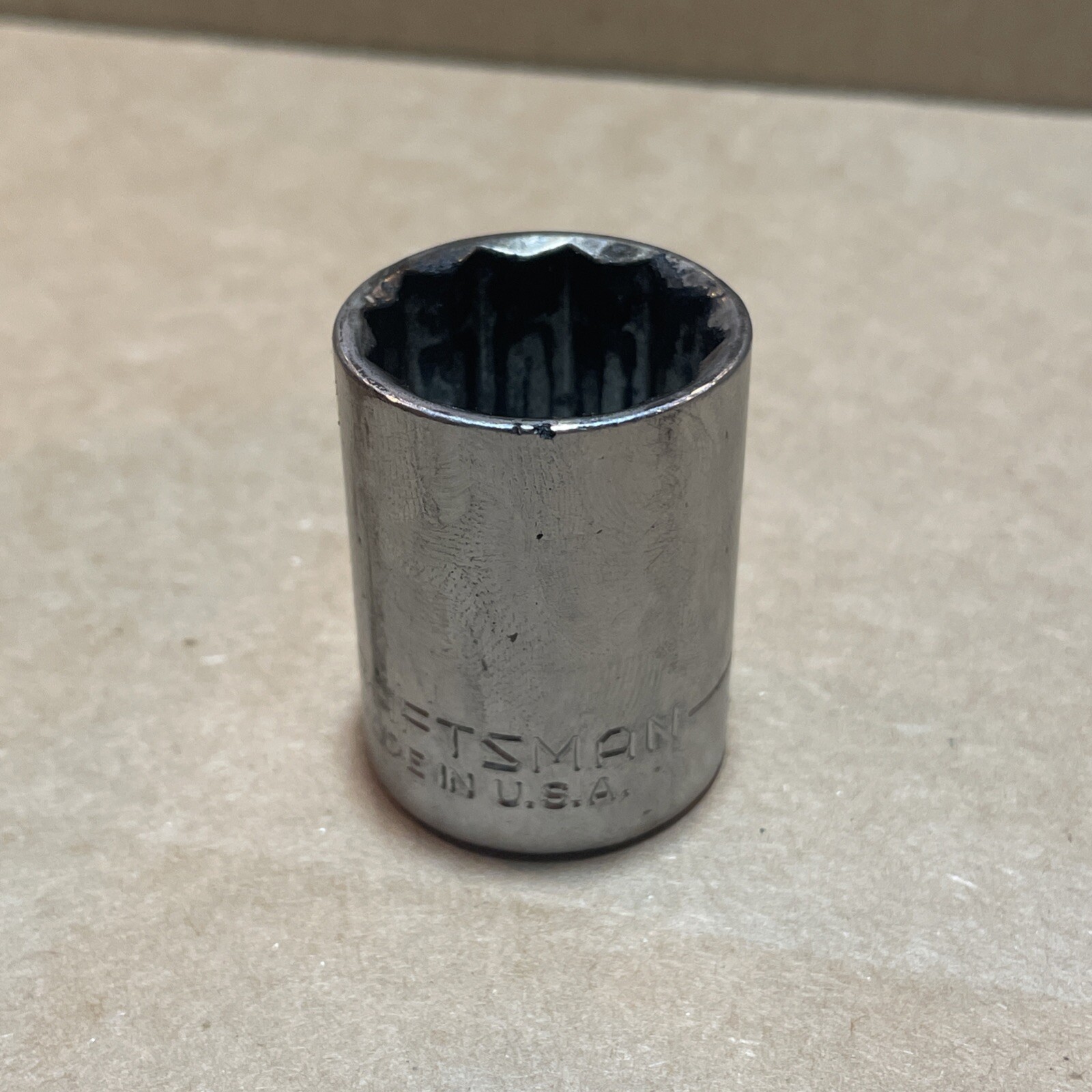 CRAFTSMAN USA SAE SHALLOW CHROME 1/2″ DRIVE 12 POINT SOCKET 7/8″ IN G 47512