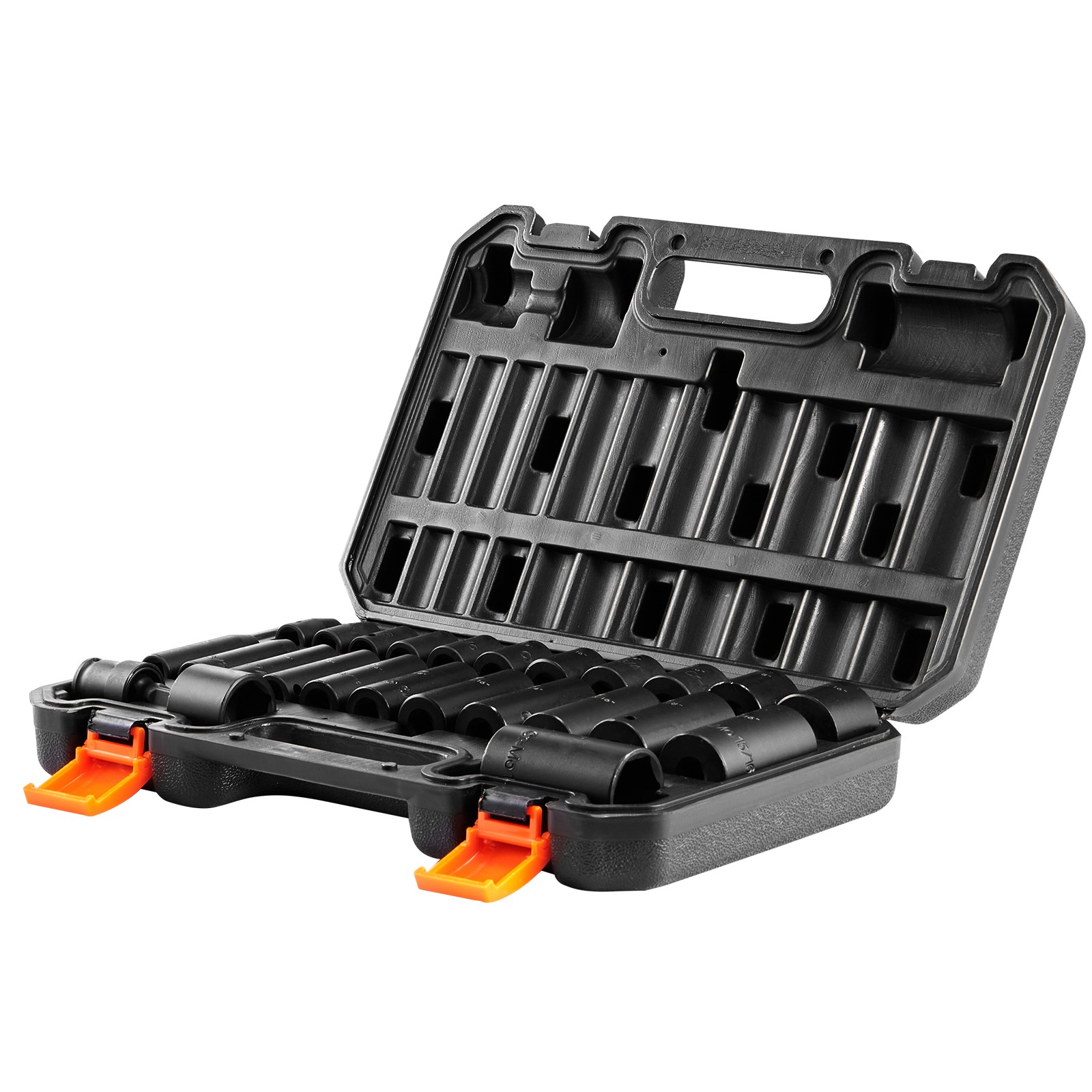 Uimoso Impact Sockets Set 25pcs 6-Point 3/8in Drive Bit Ratchet Tool Kit Case