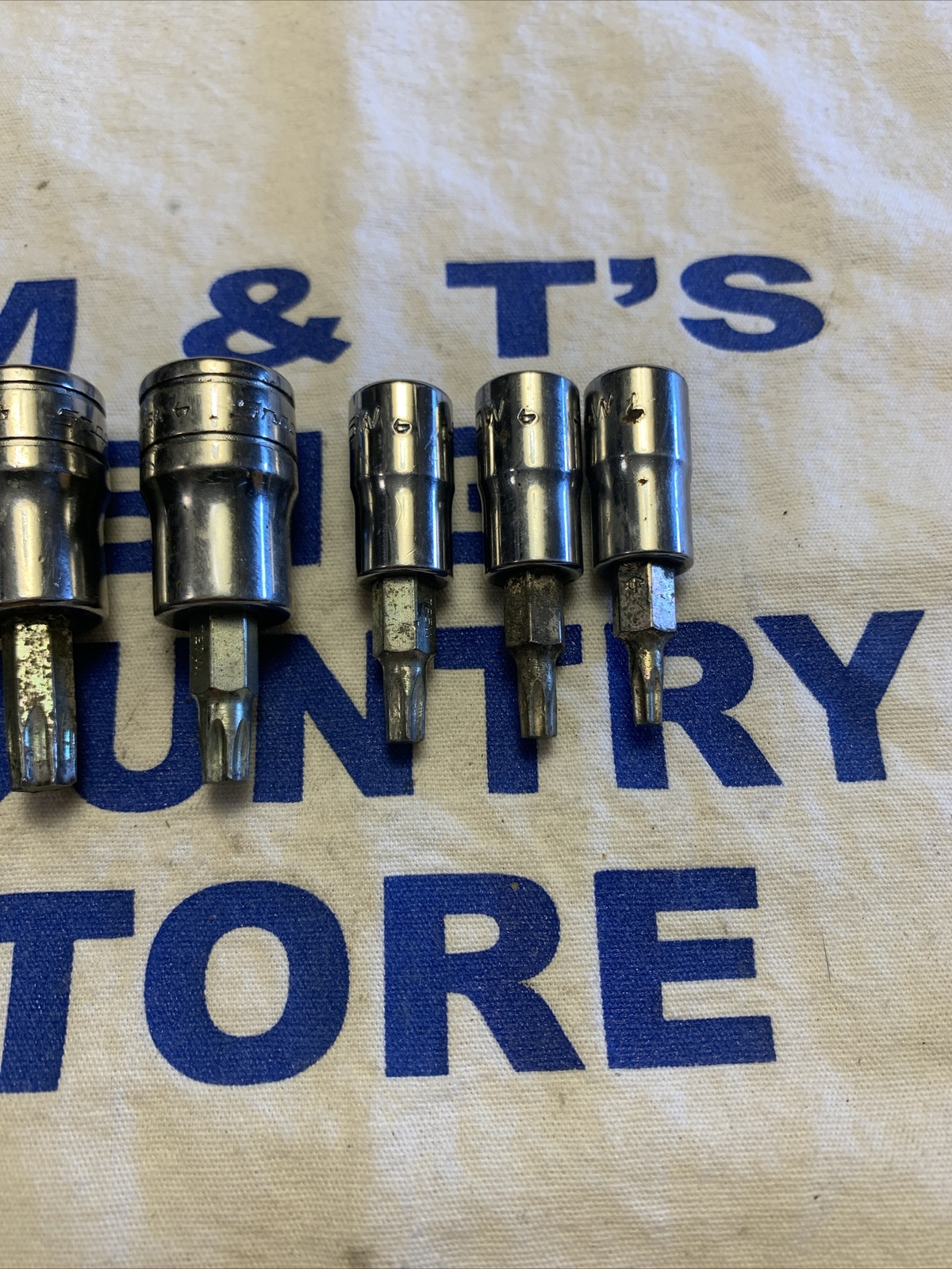 Snap-on 8pc Combination Drive TORX Bit Heavy-Duty Removal Socket Set 209EFTXBY