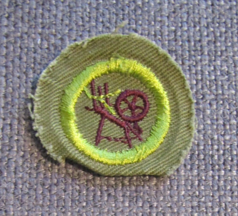 1937-1961 Boy Scouts of America Khaki Narrow Crimped Merit Badge