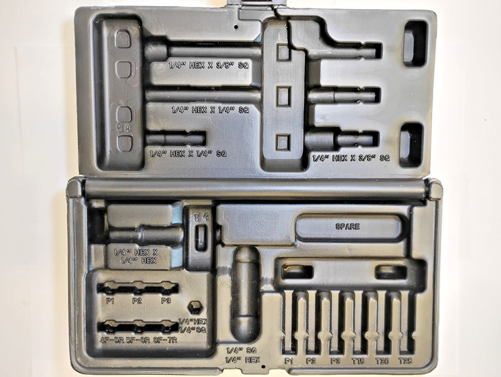 Snap-On Tools NEW BLACK BIT Holds Hex Bits CASE Only for Kit # SDMEXT19K