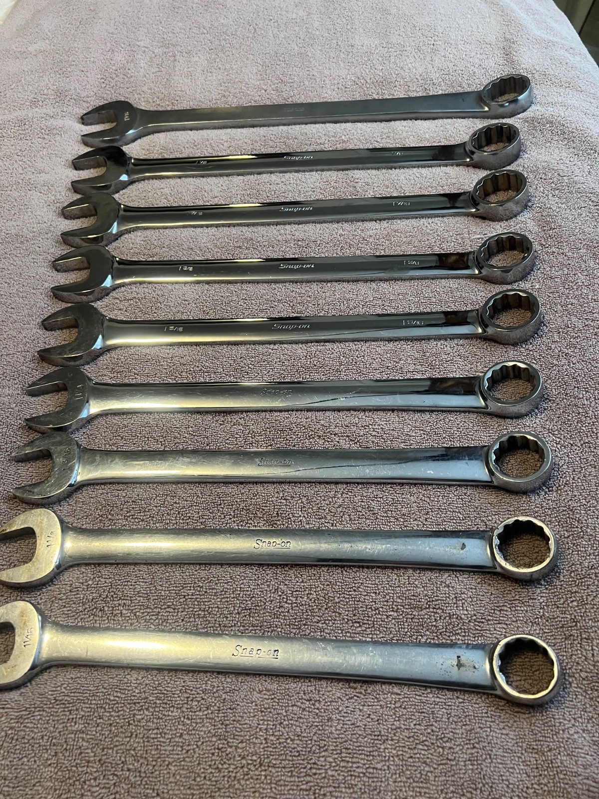 Snap On Wrench Set 1 1/16 to 1 9/16