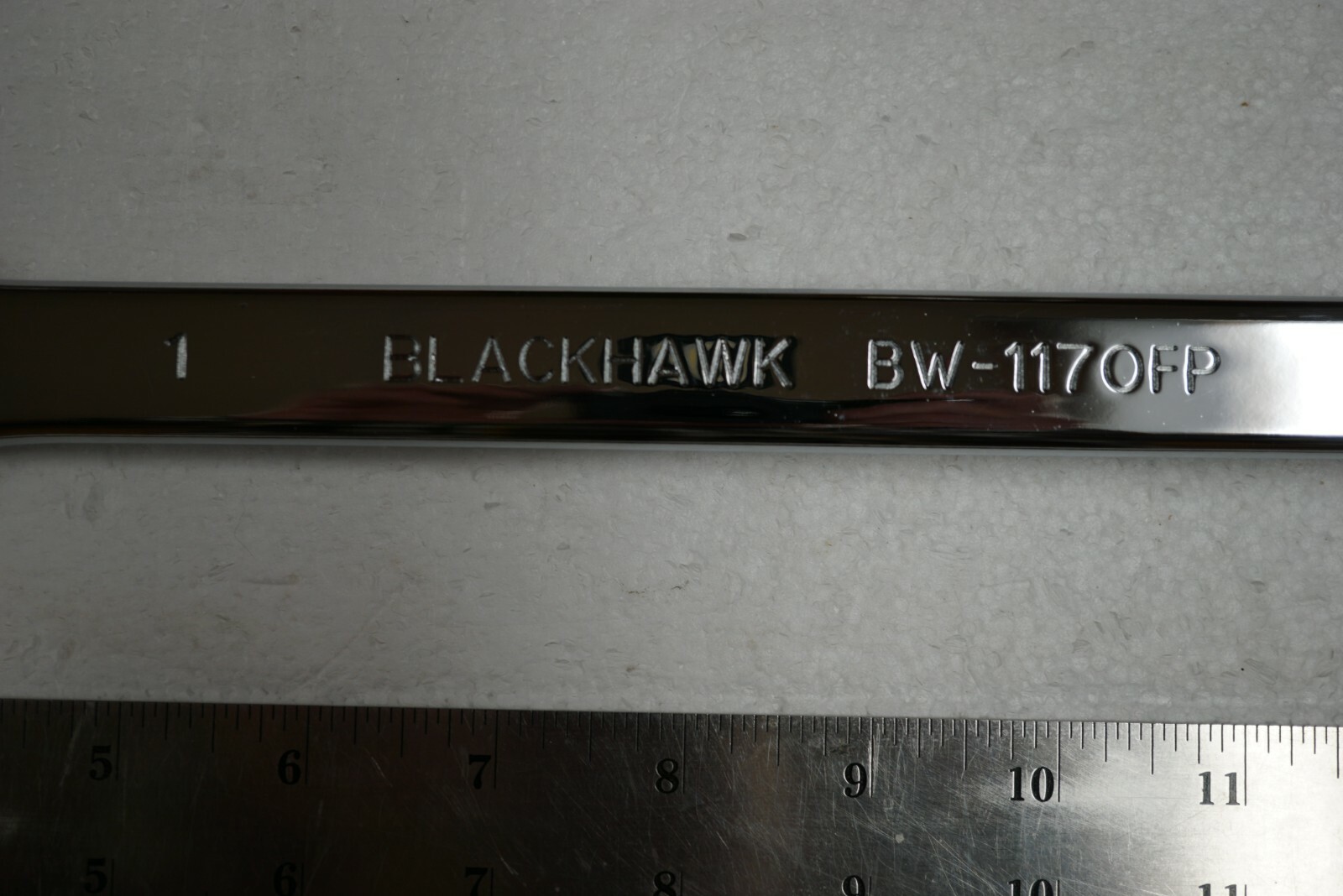 New Blackhawk Mechanic Technician Tools 1″ Combination Wrench BW-1170FP USA