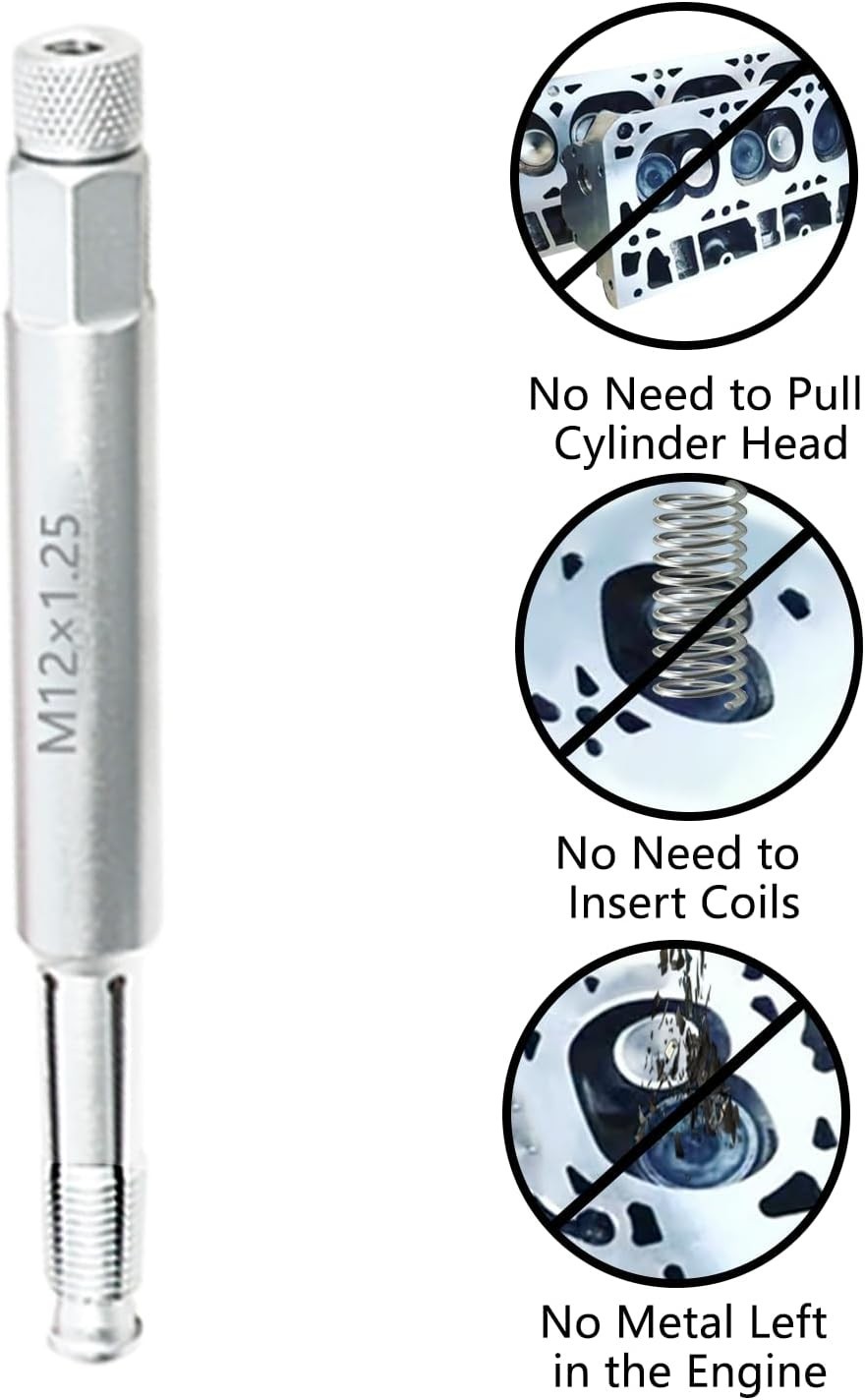 12mm Back Tap Spark Plug Thread Repair Tool M12x1.25 Chase