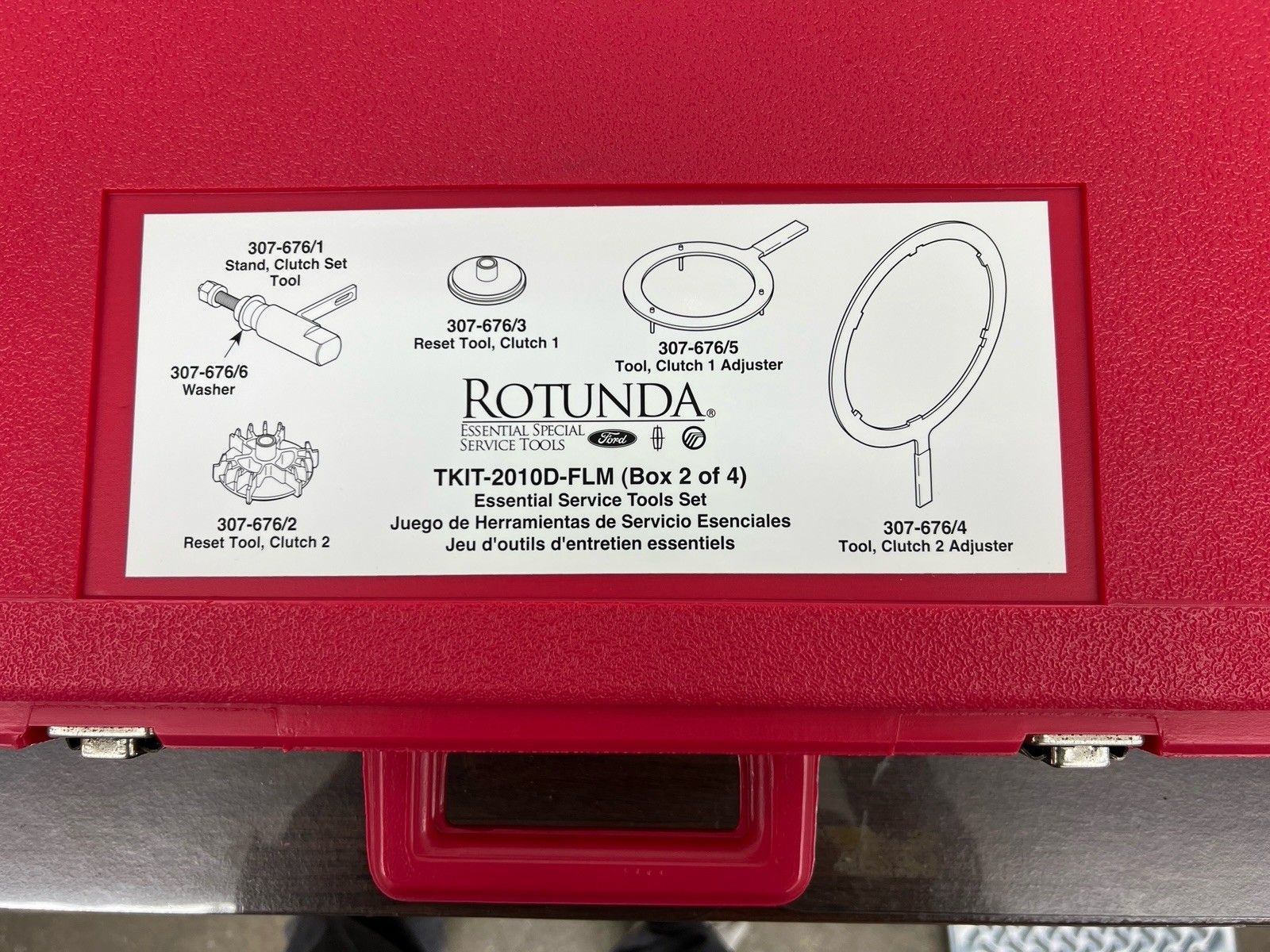 Ford Rotunda TKIT-2010D-FLM Tools 307-675 307-676 307-680 307-681 307-679 307
