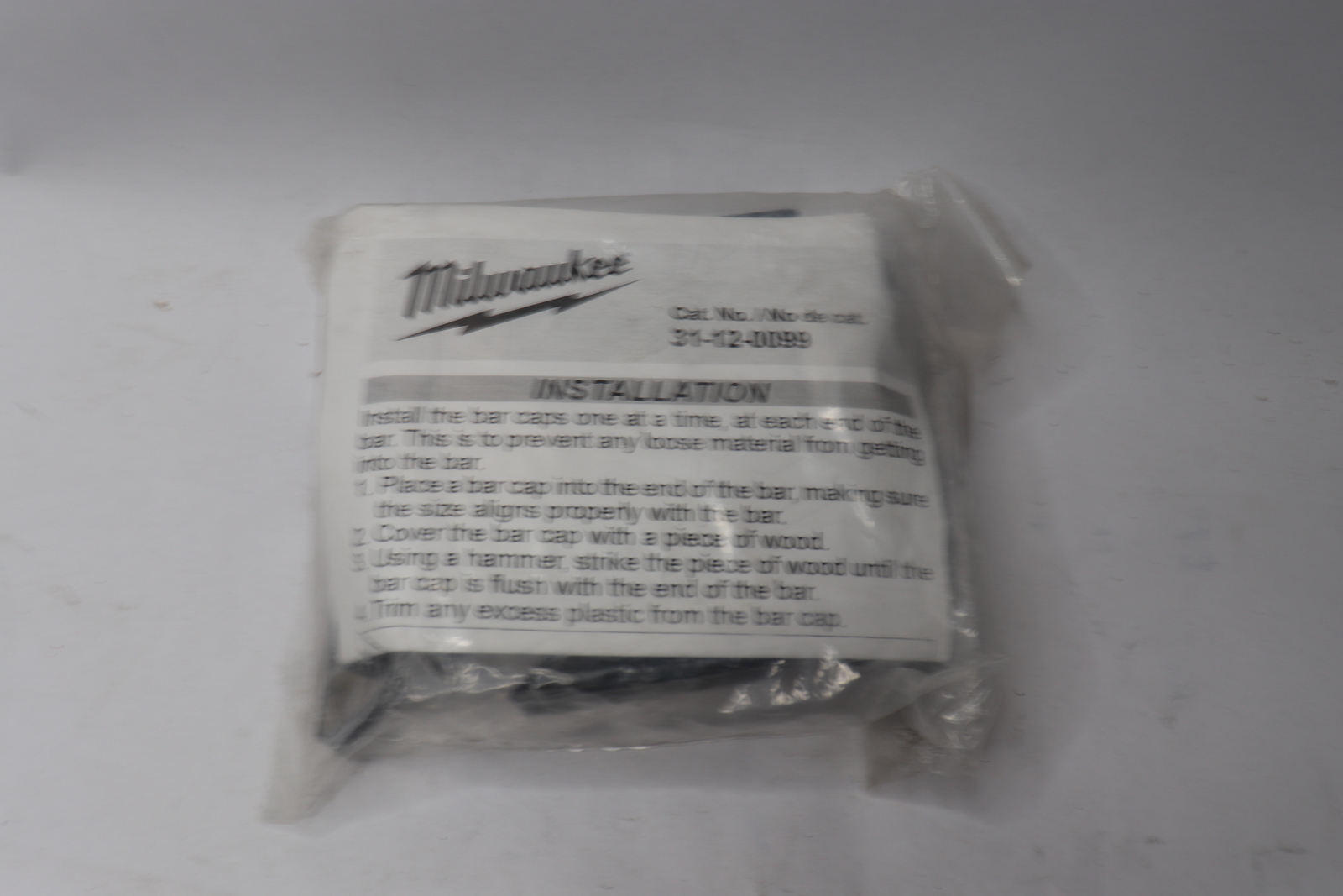 Milwaukee Bar End Cap 6.40″ W x 7.80″ H x 3.20″ D Black 31-12-0099