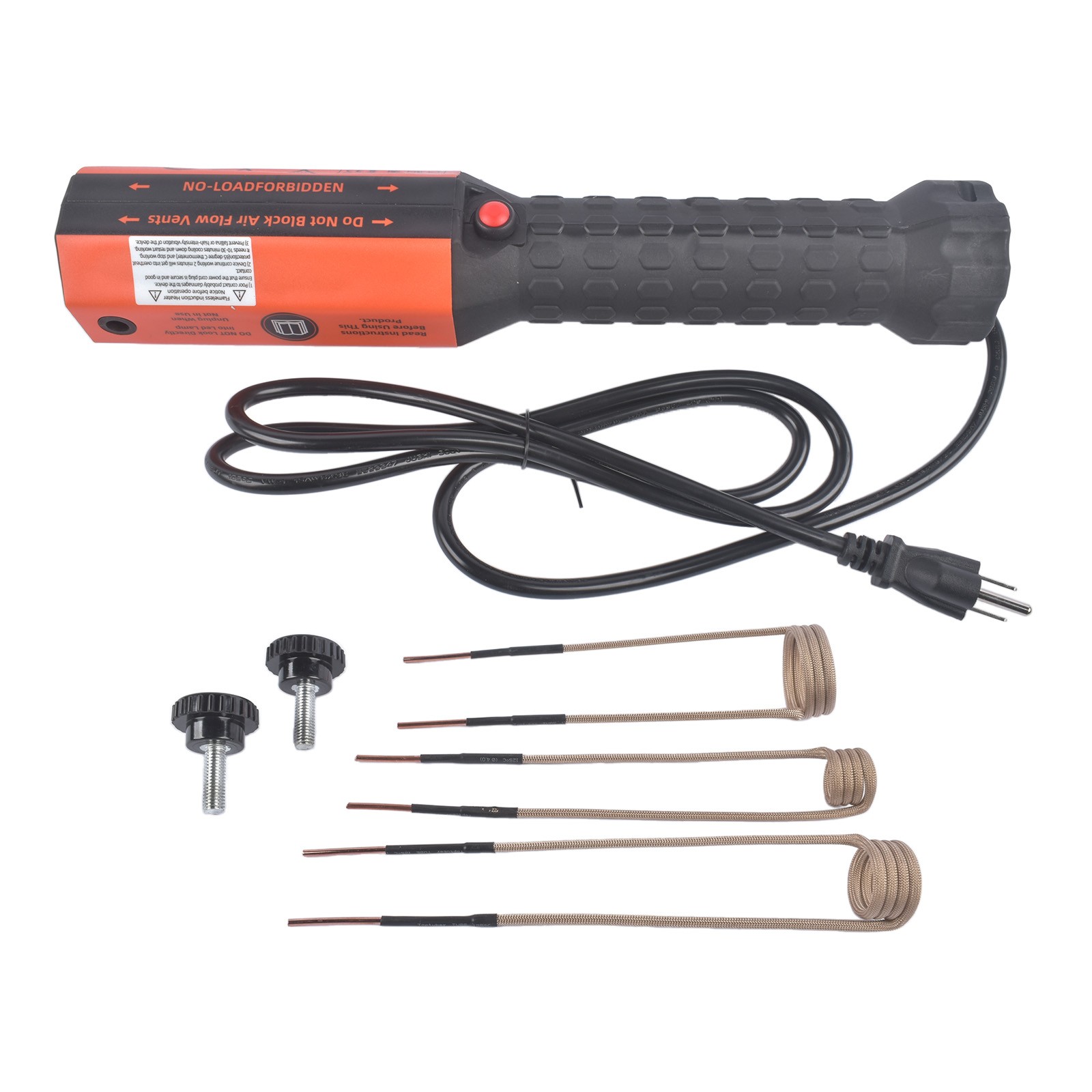 Induction Heater Bolt Removal, 1100W/1200W 110V Magnetic Flameless Heat +3 Coils