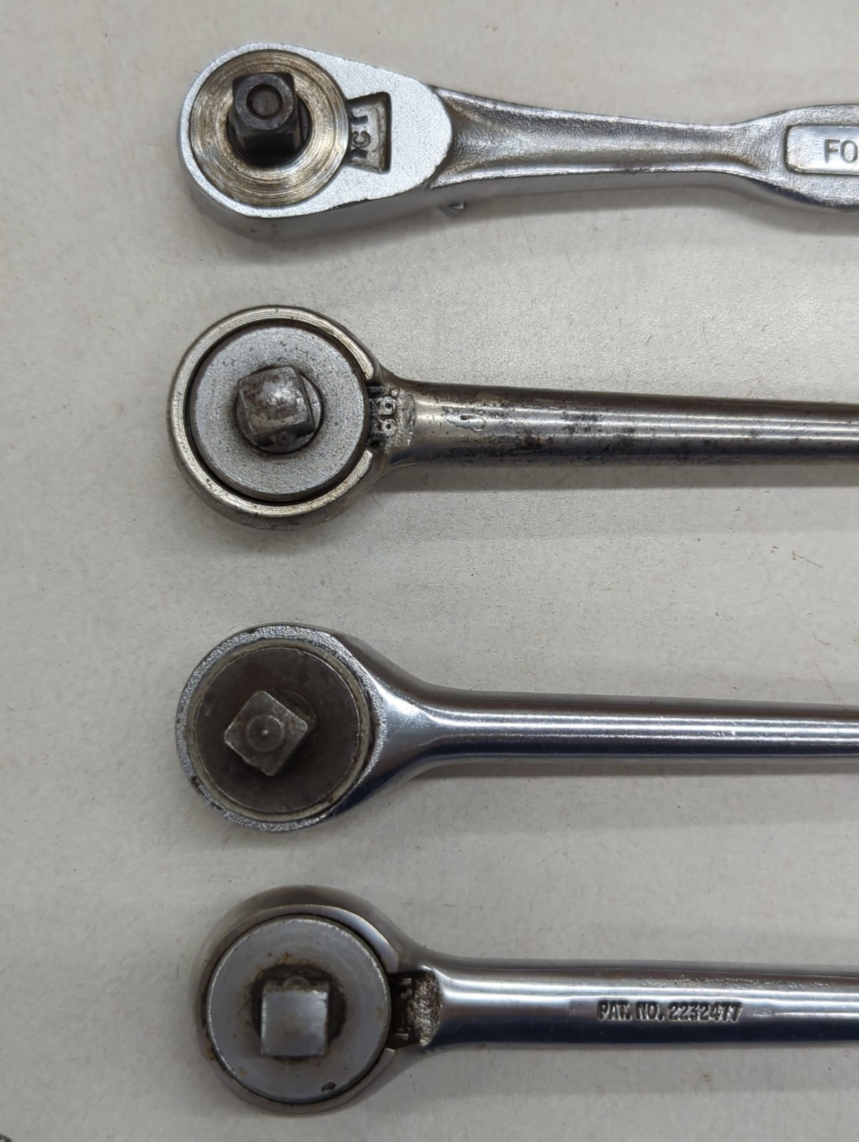 4pc 3/8″ Ratchet Craftsman, Power Kraft, (2) S-K USA Made Tool Set