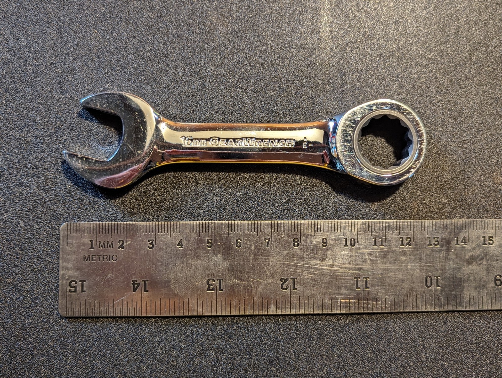 16mm Ratcheting Wrench Mastercraft Maximum – Short Handle